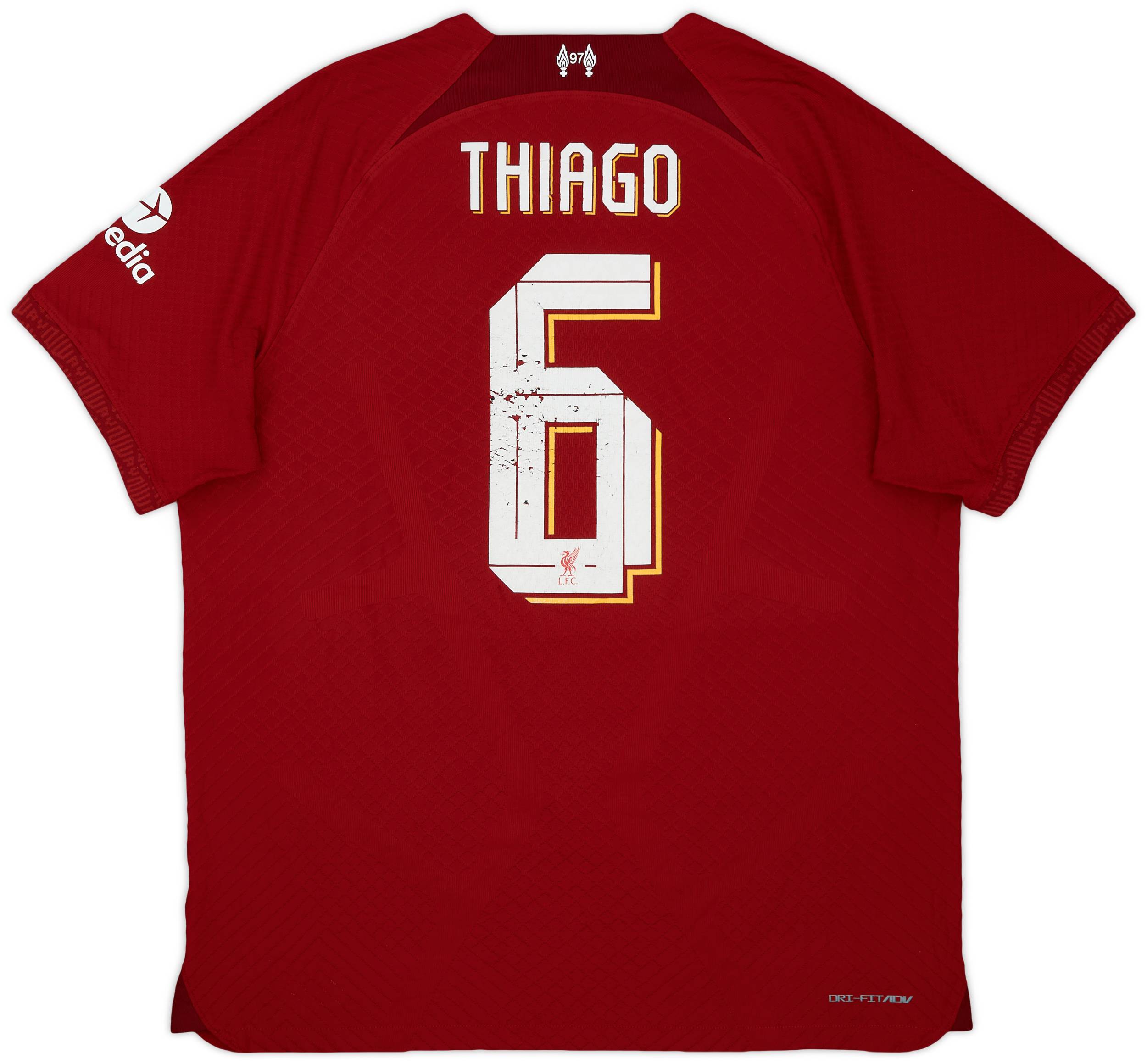 2020-21 Liverpool Third Shirt Thiago #6 - 8/10 - (XL)