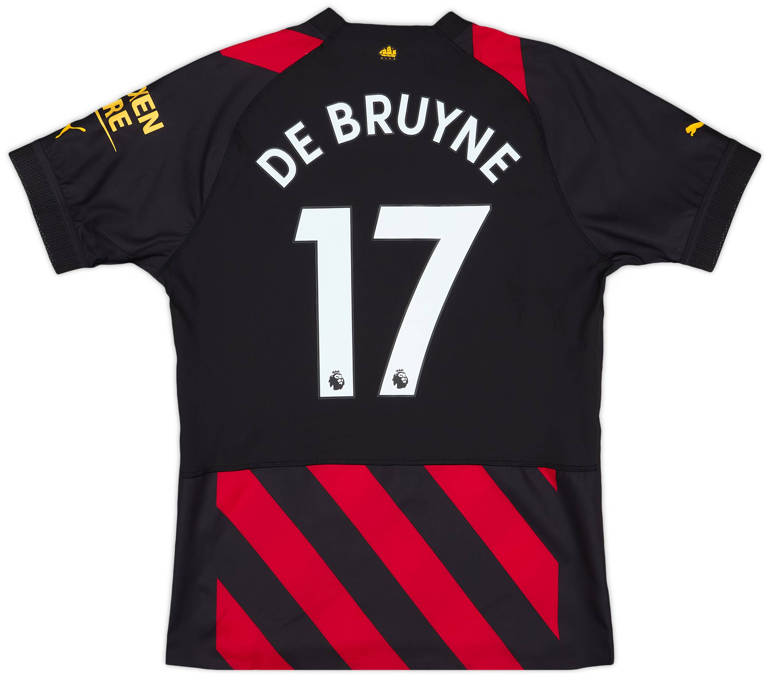 2022-23 Manchester City Player Issue Away Shirt De Bruyne #17