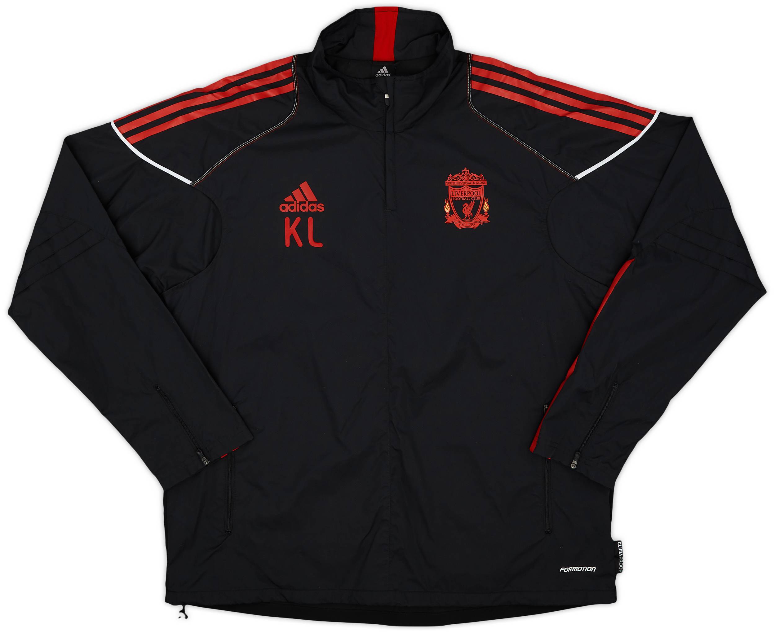 ウェア Reebok Liverpool track jacket black L 2010-11 Liverpool adidas Staff Issue Track Jacket 'KL' - 9