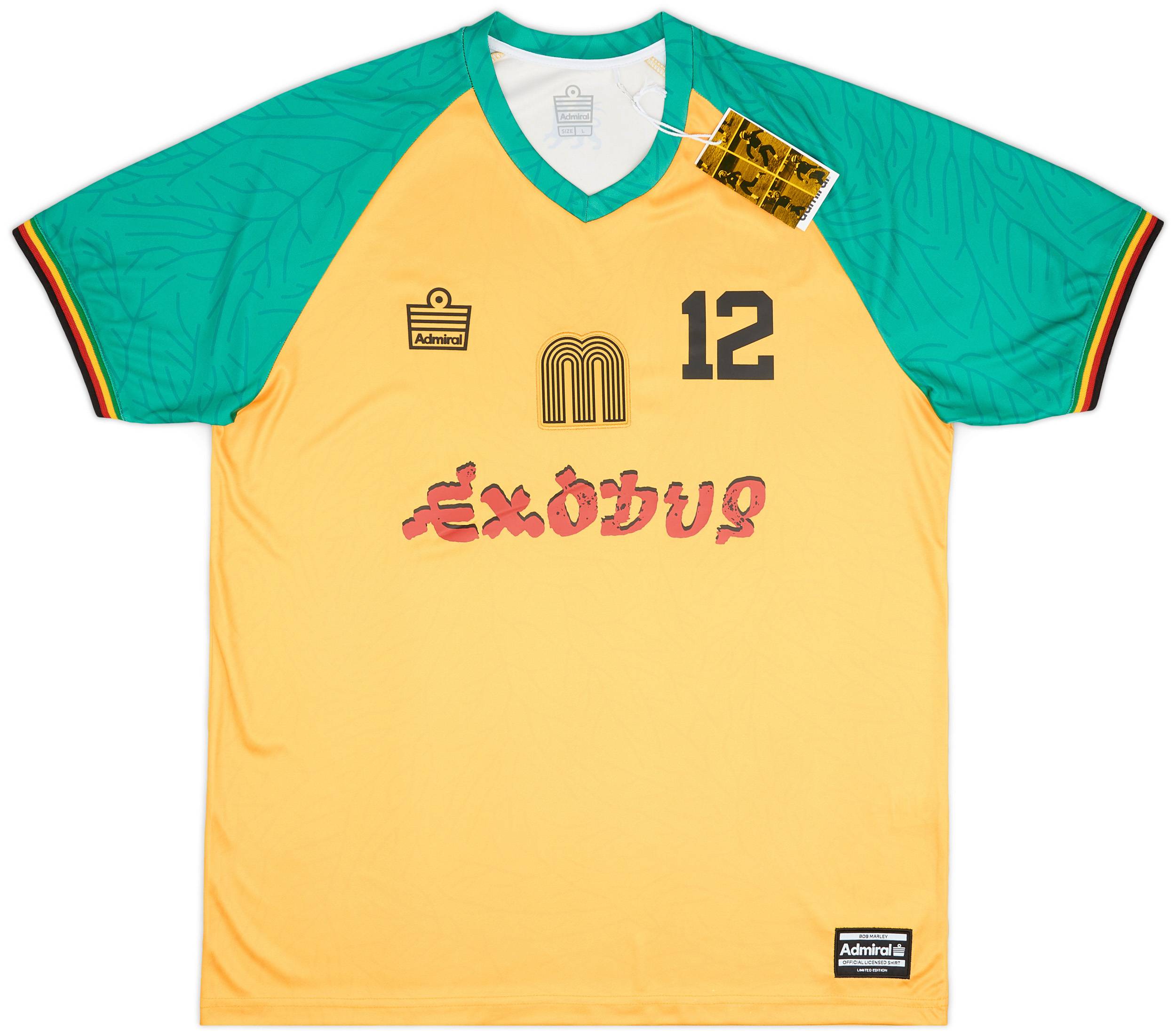 Admiral ゲームシャツ　2024 2024 Admiral x Bob Marley Home Shirt
