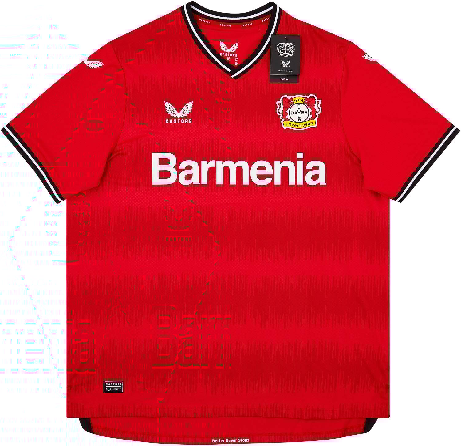 Bayer Leverkusen UEFAシャツ 2022-23 Bayer Leverkusen Player Issue Pro Home Shirt