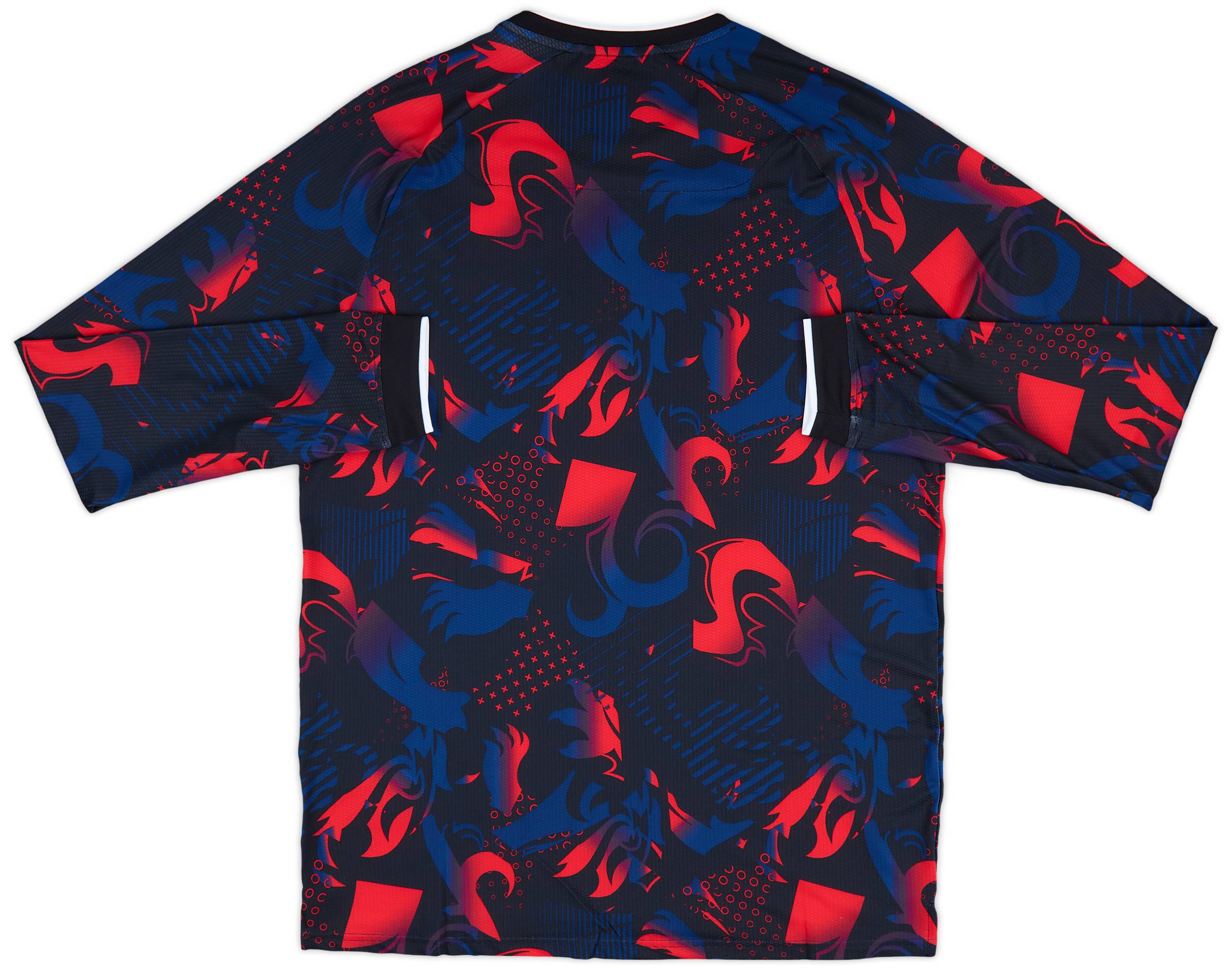 ウェア YZ 9090 Classic Patterned S/S Game Shirt 2024-25 Rangers Authentic Third L/S Shirt