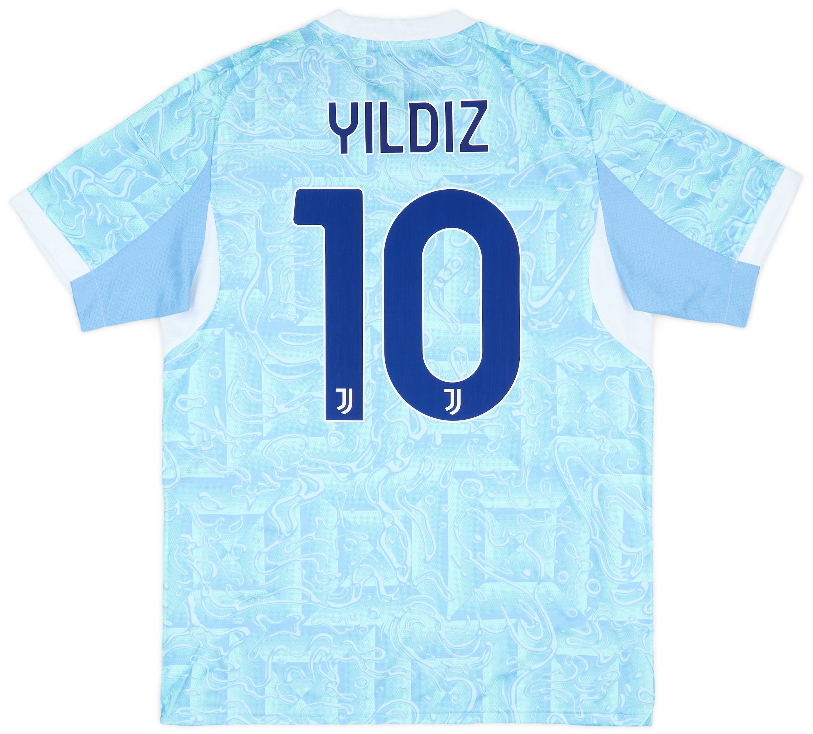 Juventus YILDIZ 10番シャツ 2025-26 Juventus Away Shirt Yildiz #10
