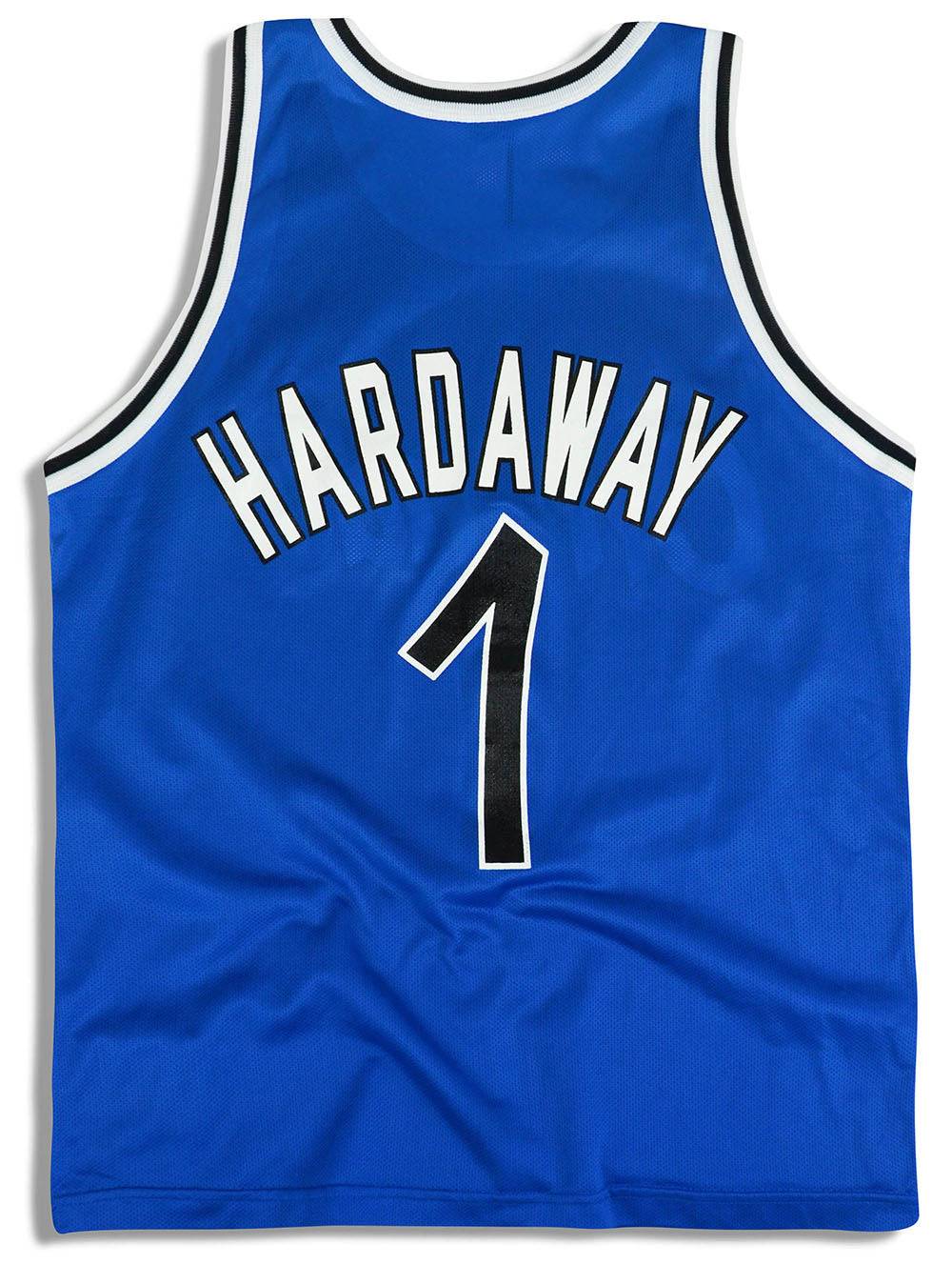 90s Champion×Orlando HARDAWAY 1 ユニホーム NBA Vintage Orlando Magic 90s Champion Basketball Jersey #1