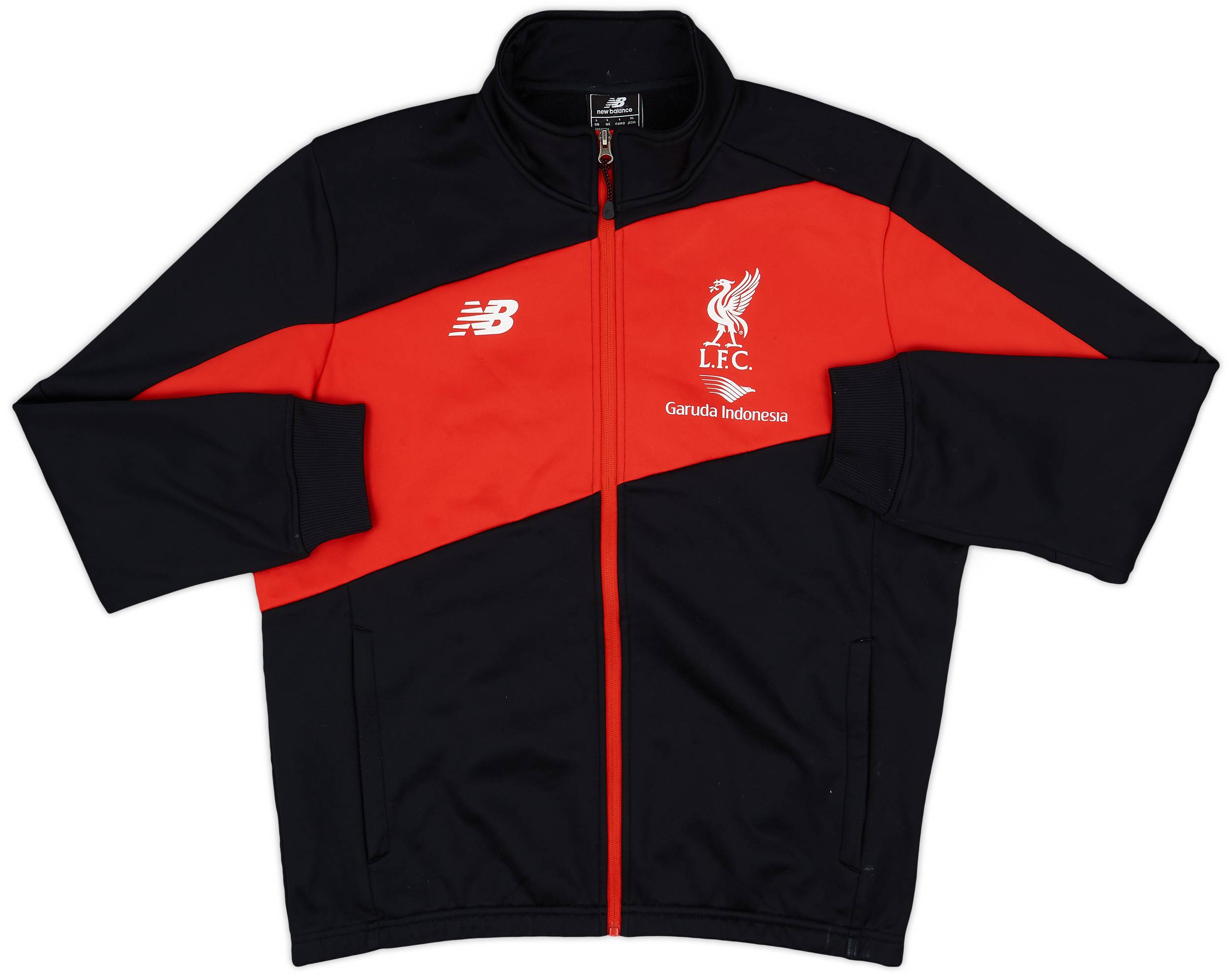 ウェア Liverpool FC New Balance track jacket L liverpool track zip jacket new balance S small red 125 years