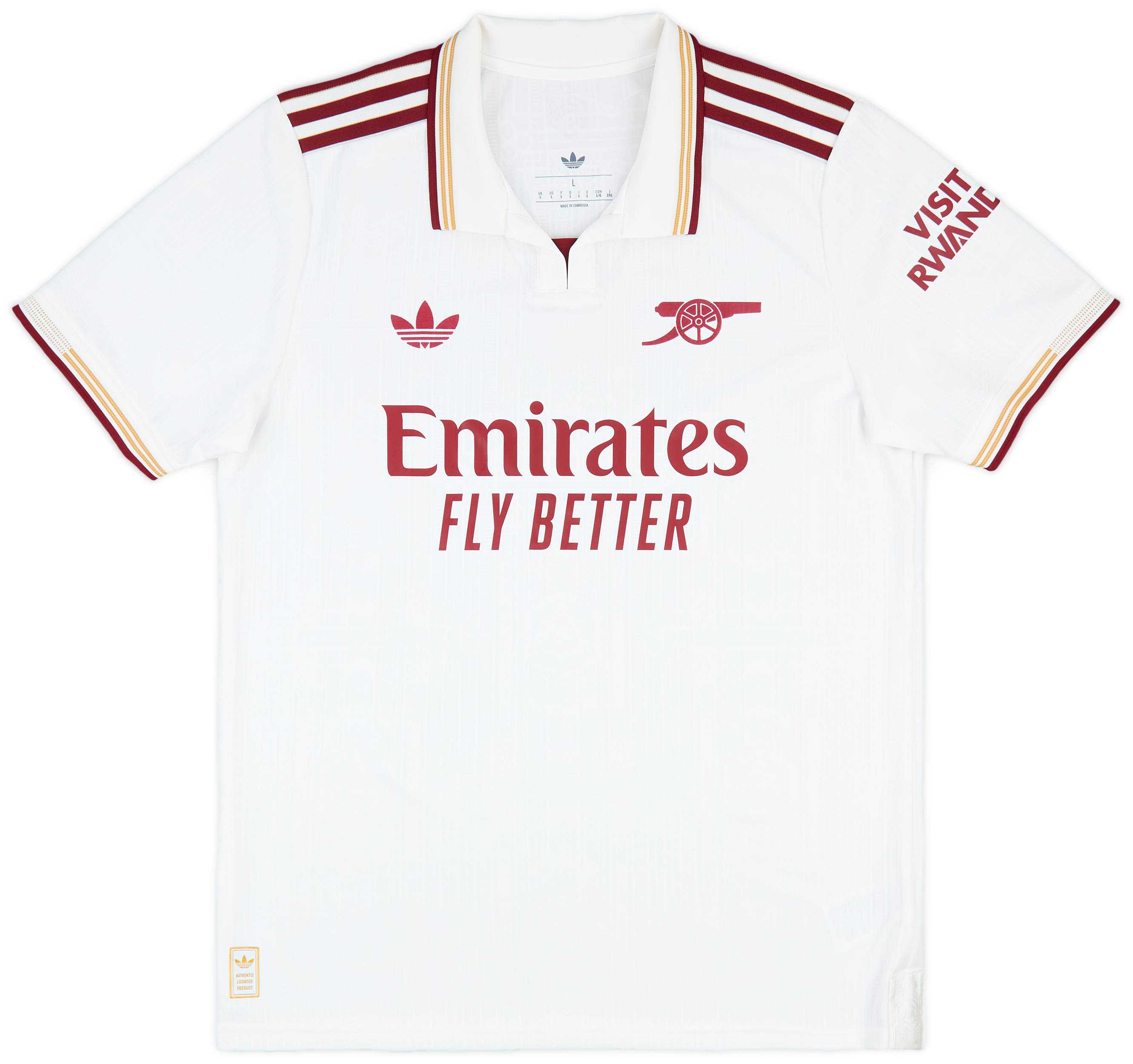 2025-26 Arsenal Authentic Third Shirt Rice #41