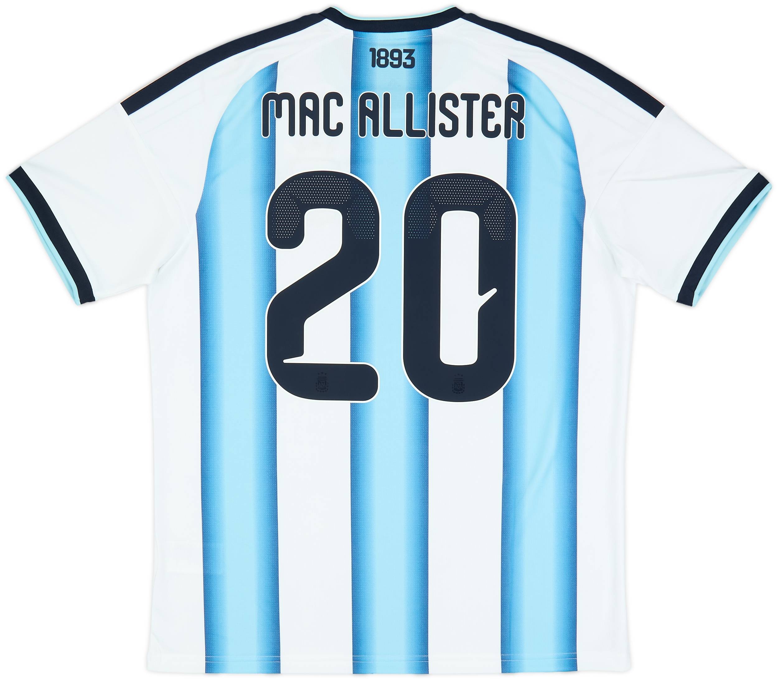 新品未使用　アルゼンチン代表 MAC ALLISTER 20番 新品未使用 アルゼンチン代表 MAC ALLISTER 20番 MacAllister Jersey