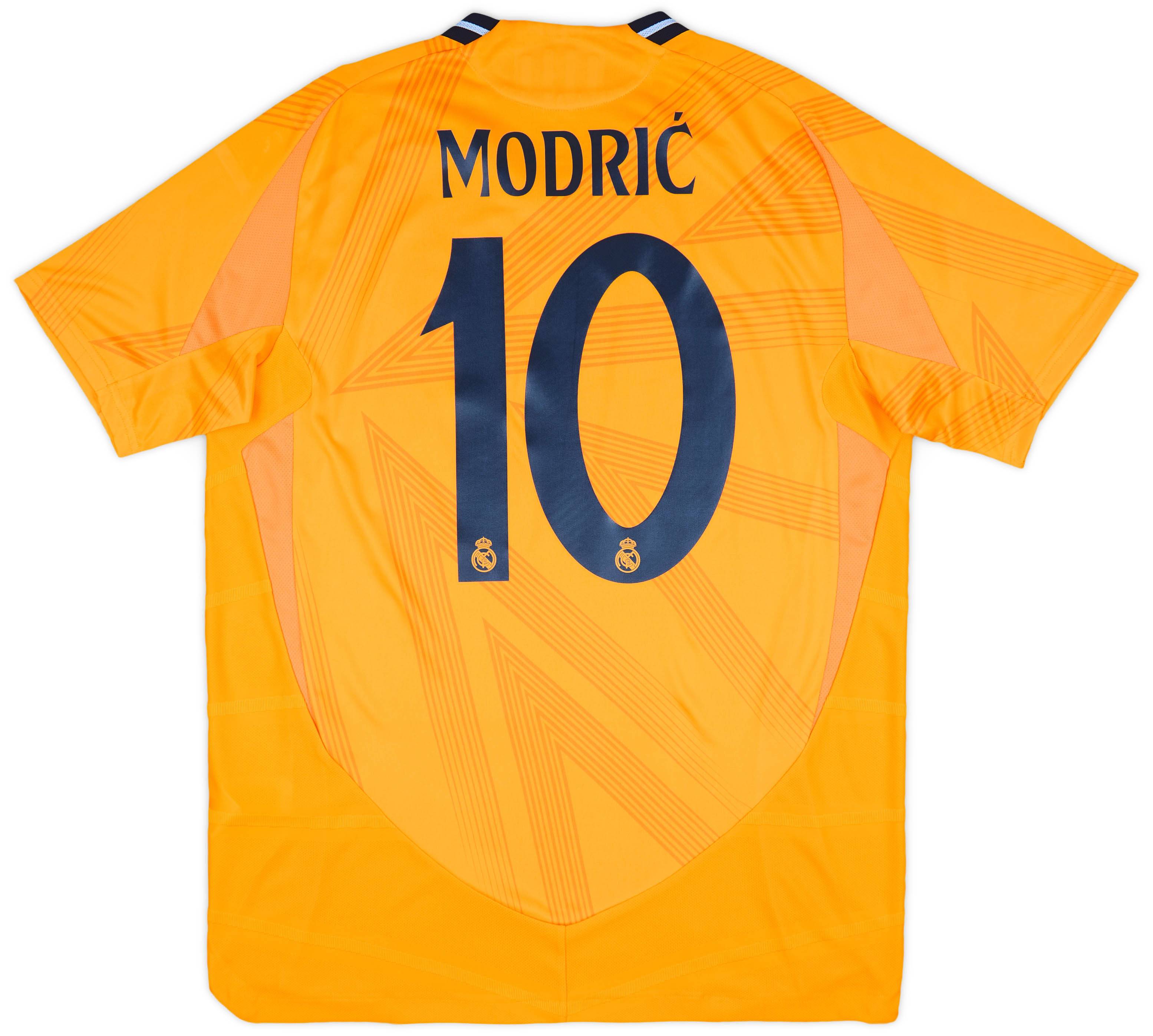 2025新入荷 2024-25 #10 Modric Shirt Away Authentic Madrid Real ウェア
