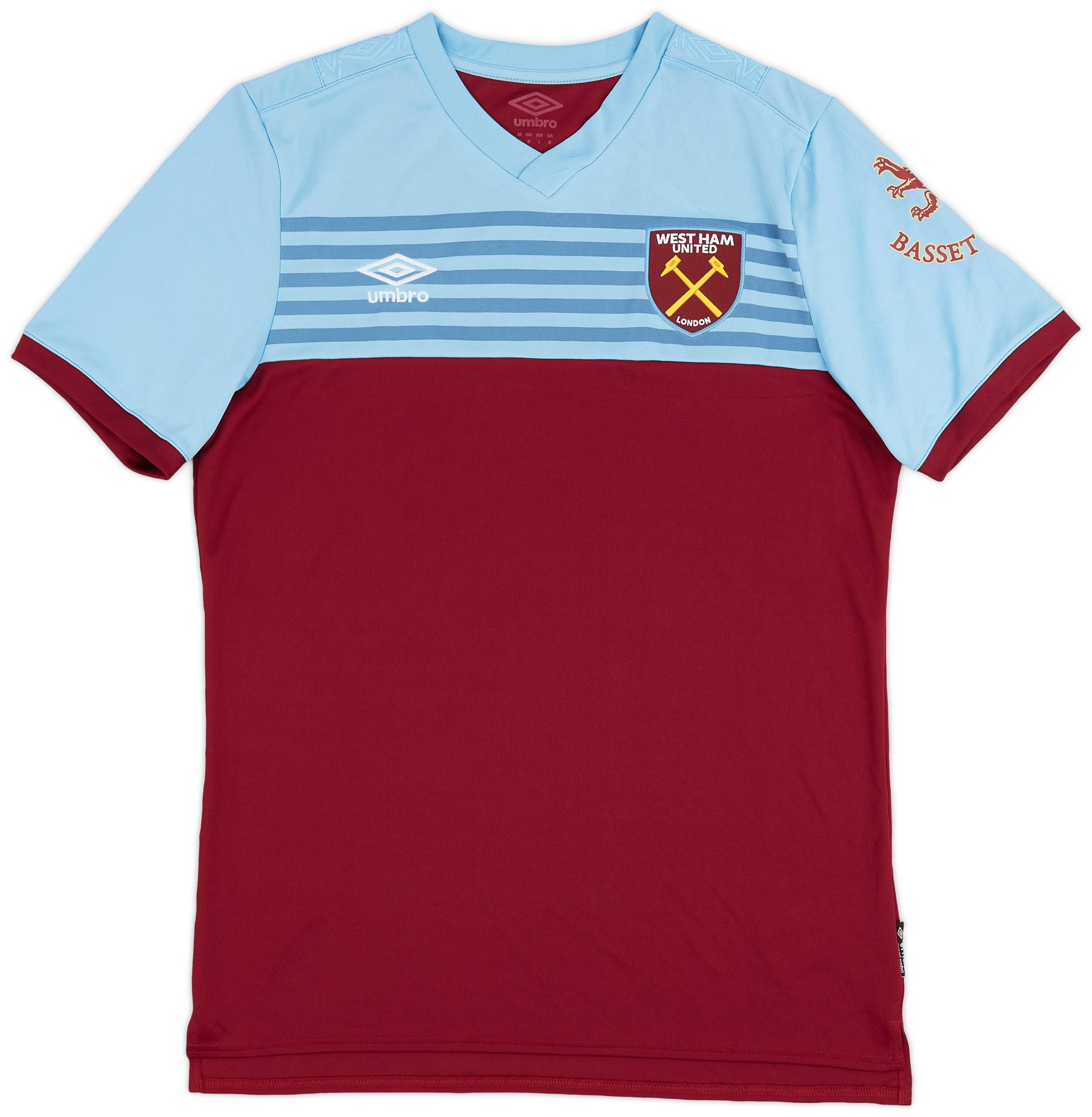 2019-20 West Ham Player Issue Home Shirt Masuaku #26