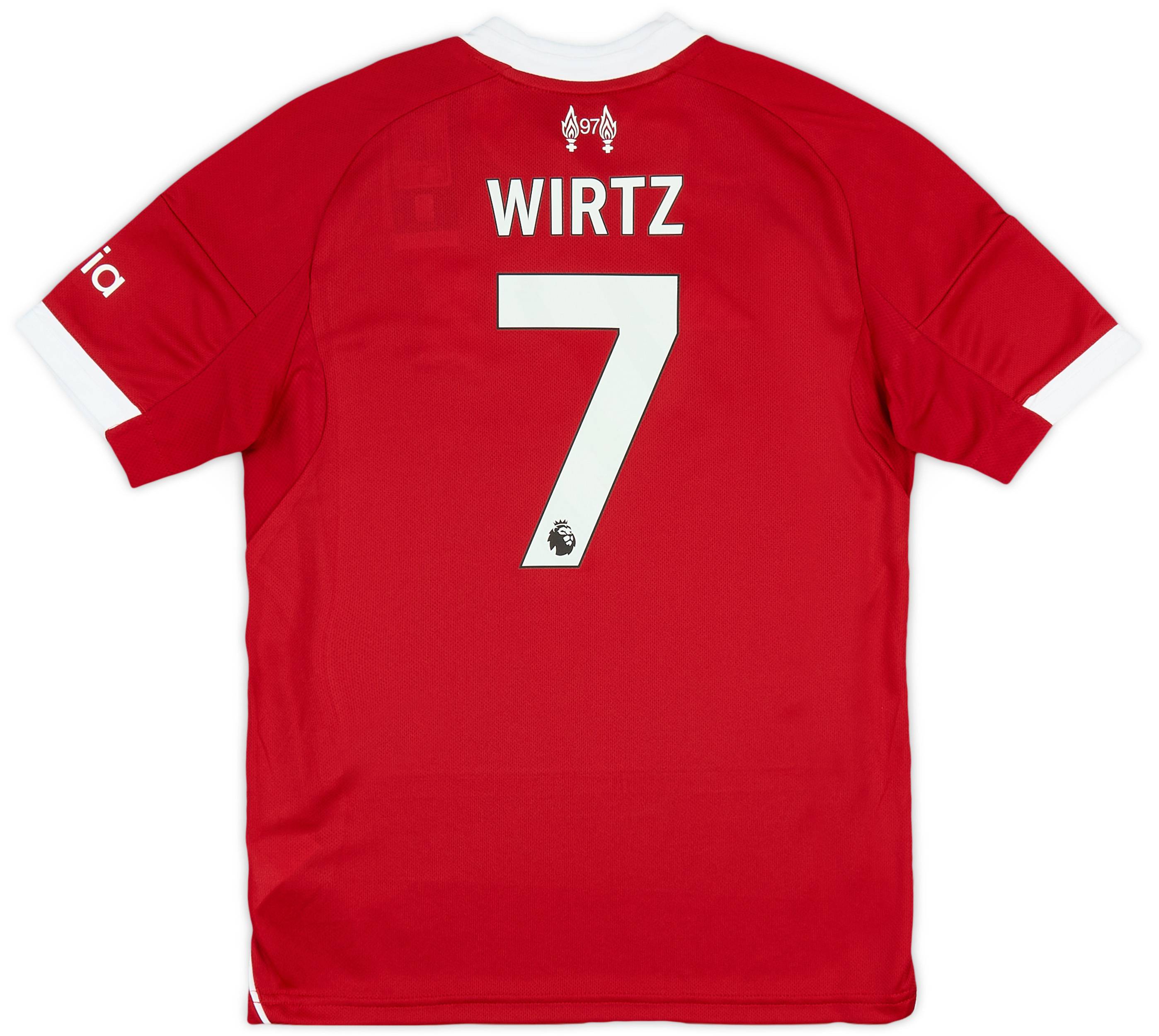 LFC ホワイトジャージ WIRTZ 7 M 25-26シーズンリバプールFC ホワイトジャージ WIRTZ 7 Mサイズ