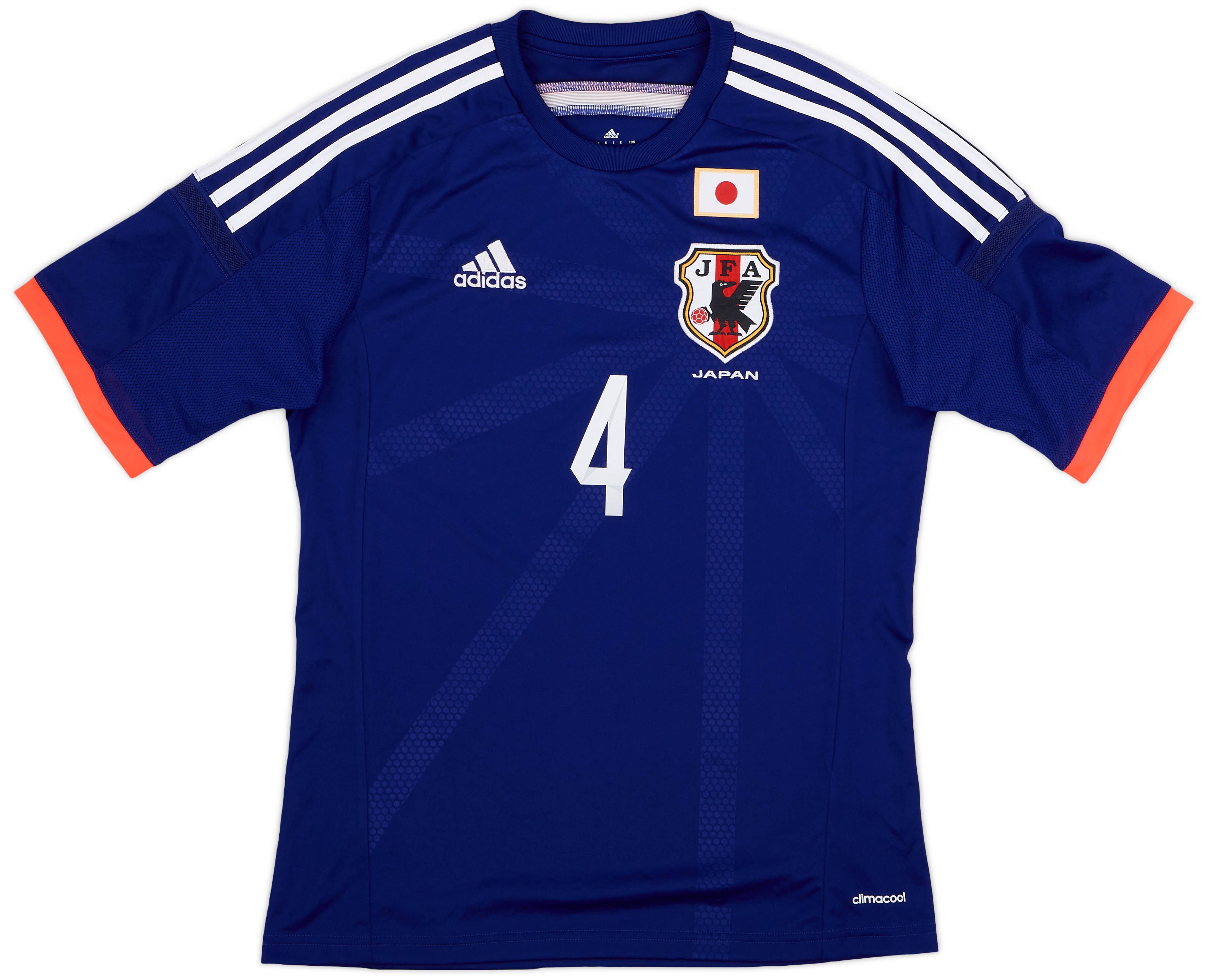 全国総量無料で 2013-15 Japan Home Shirt Honda #4 - 6/10 - (S) ウェア