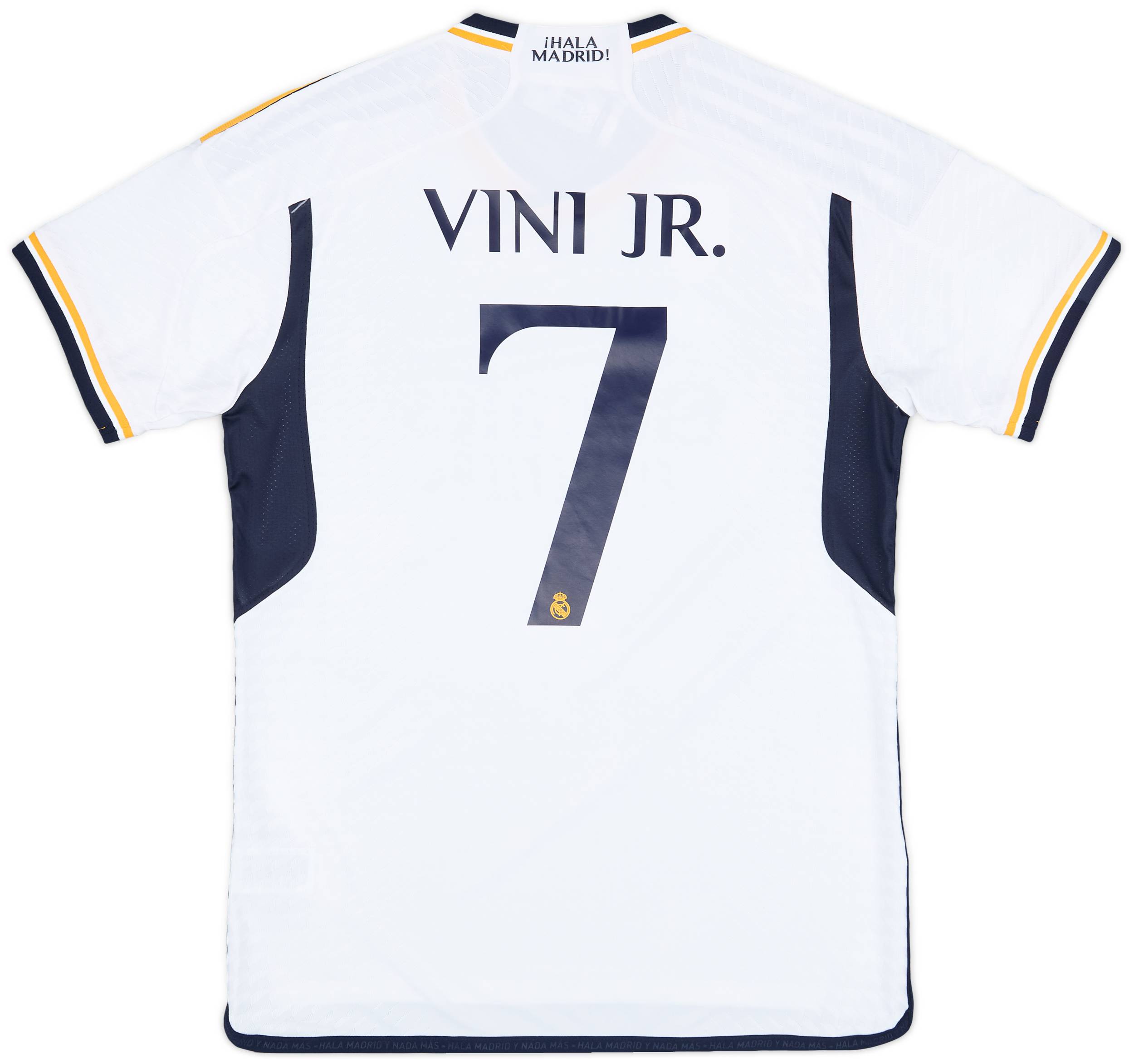 Real Madrid VINI JR 7 ホワイトシャツ Real Madrid adidas Home Shirt 2025-26 - Kids with Vini Jr. 7