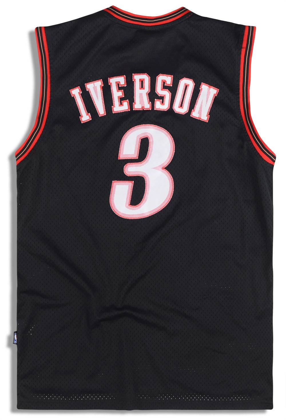 Allen Iverson NBA Black Limited Edition #3 Reebok Jersey