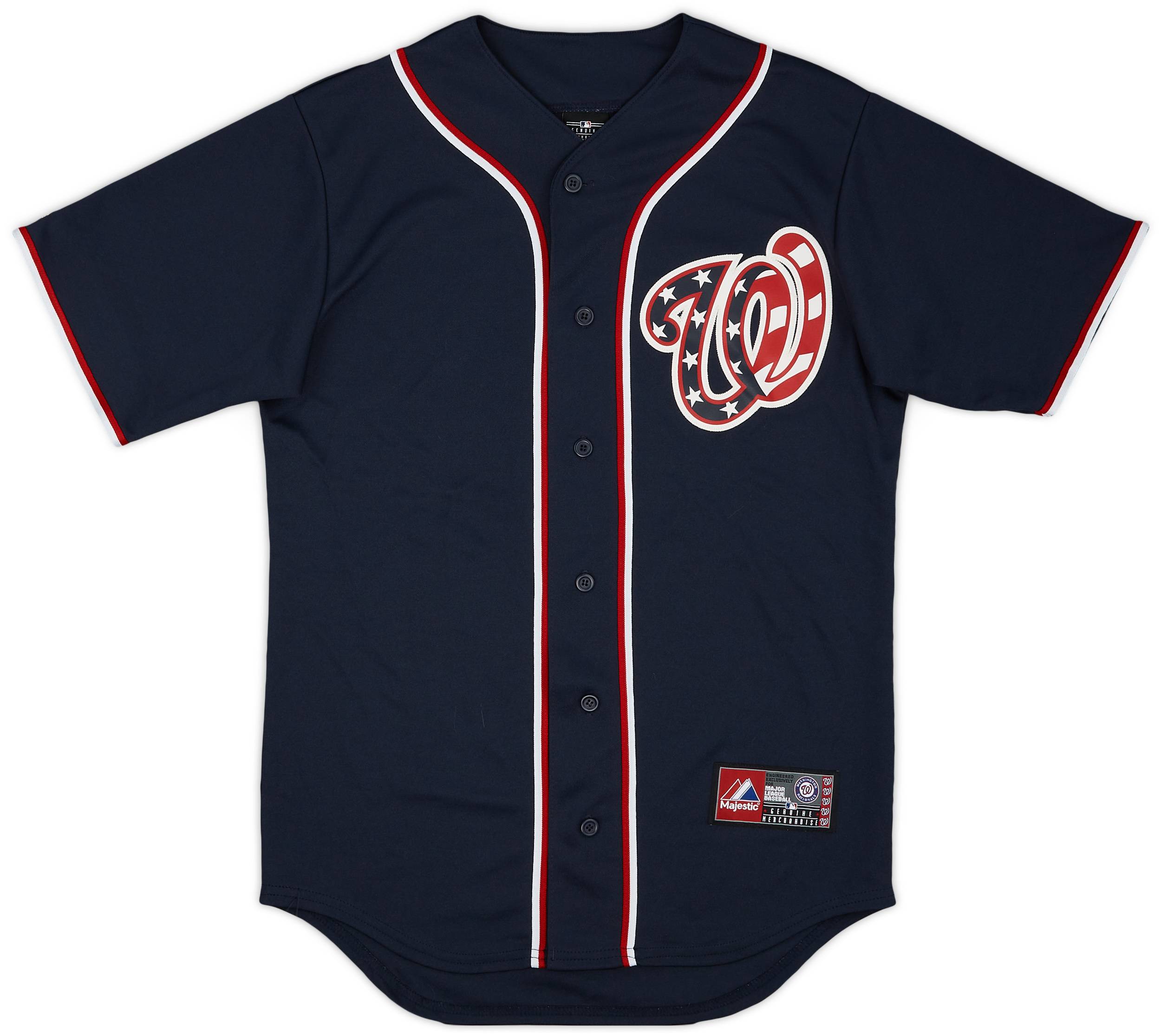Nike Nationals Navy Blue Alternate Jersey Washington Nationals