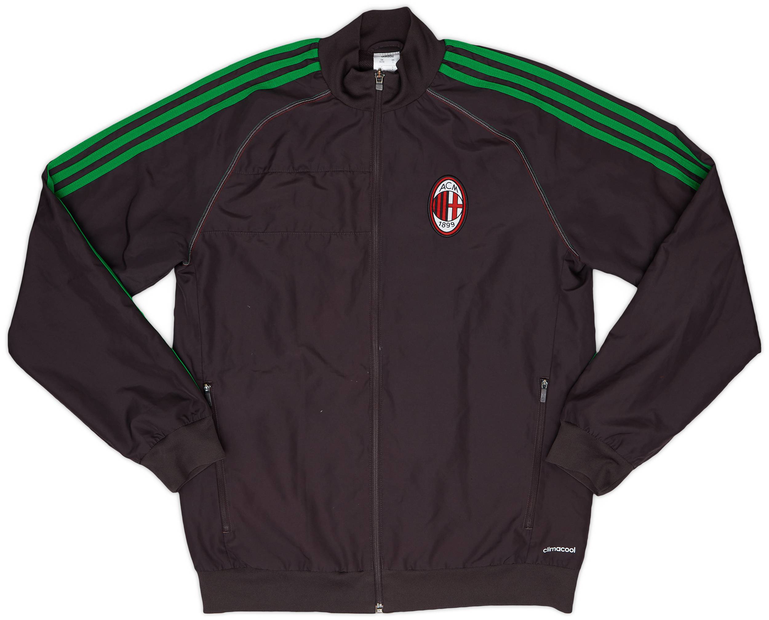 2013-14 AC Milan adidas Track Jacket - 8/10 - (S)