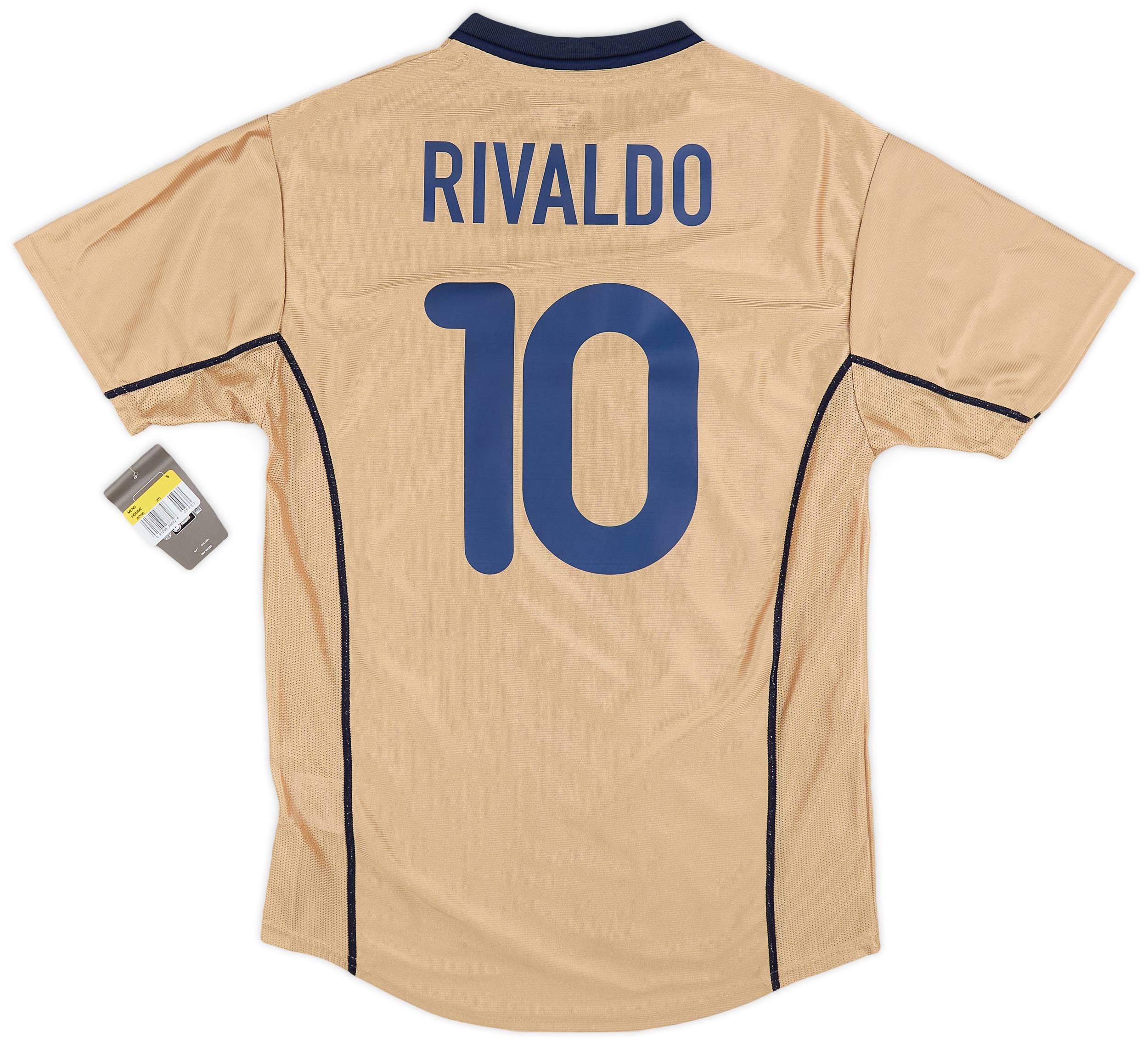 2001-03 Barcelona Prototype Away Shirt Rivaldo #10 (S)