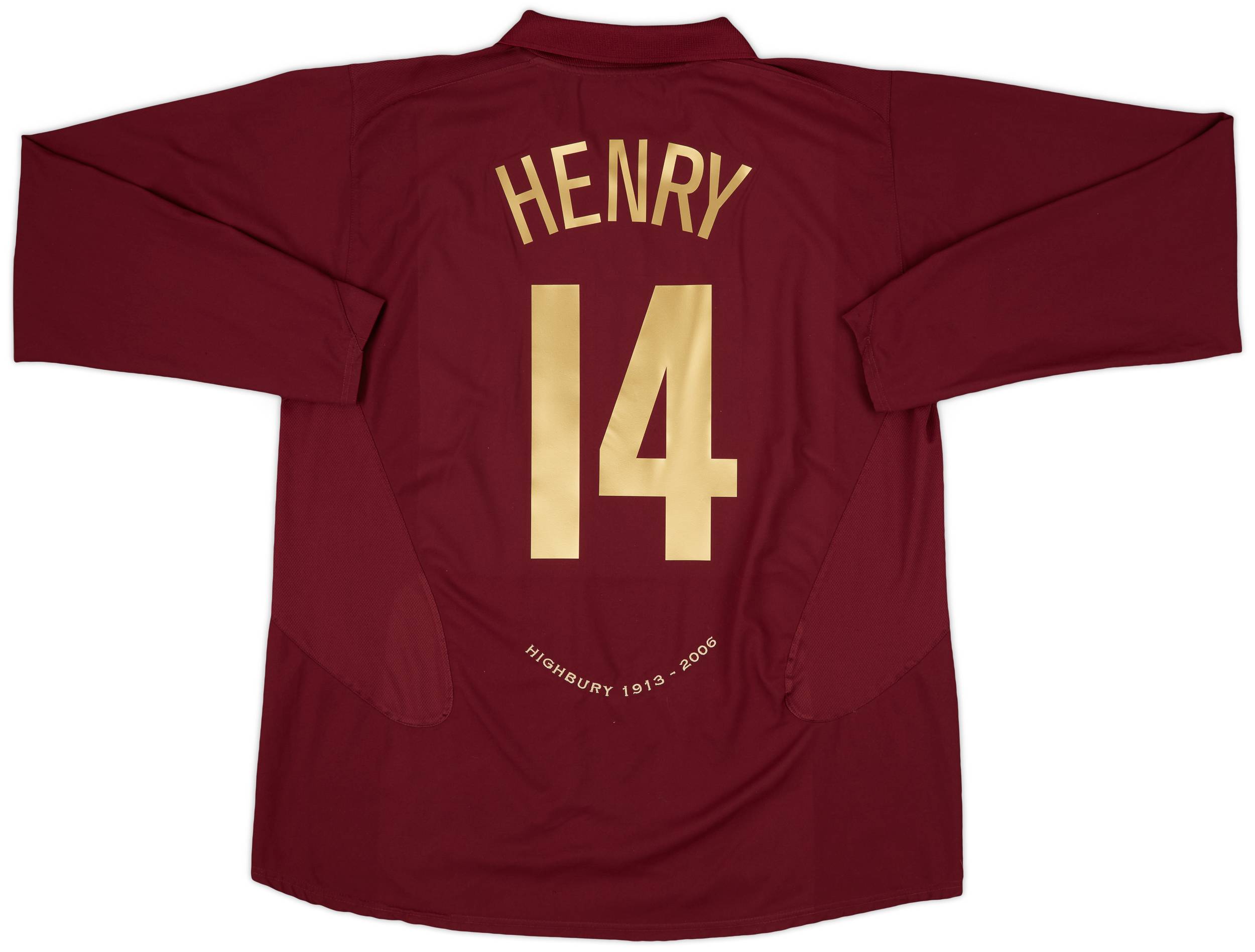 2005-06 Arsenal Home Shirt Henry #14 - 5/10 - (Women's L)