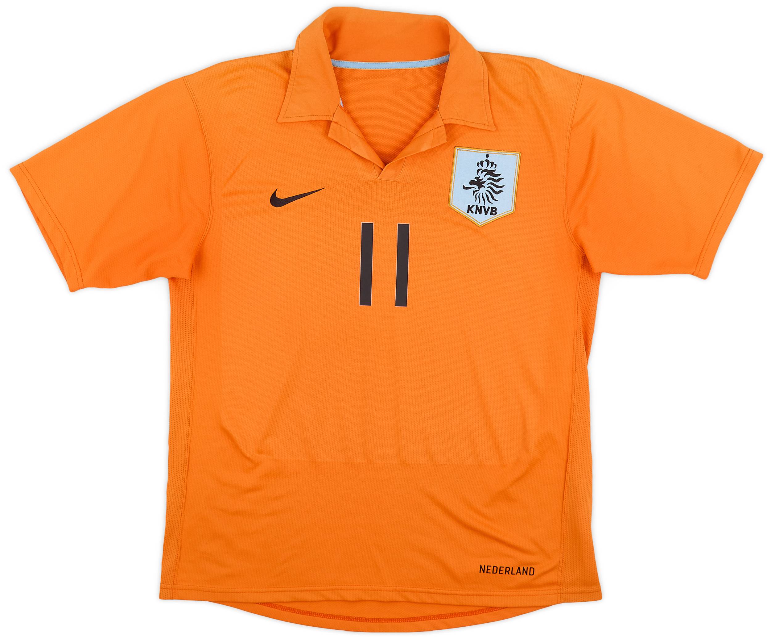 2006-08 Netherlands Home Shirt Robben #11 - 7/10 - (S)