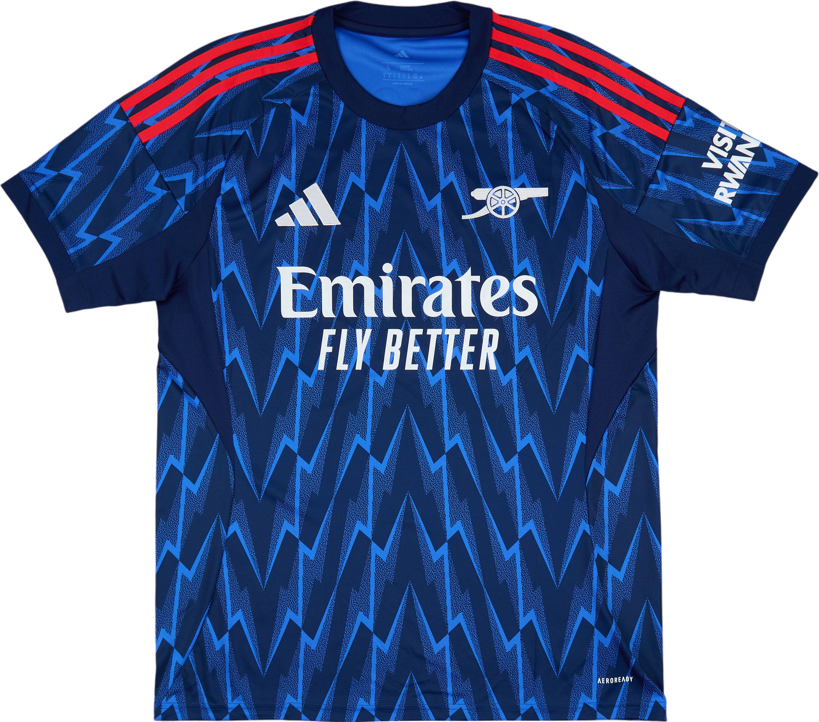 2025-26 Arsenal Away Shirt Rice #41