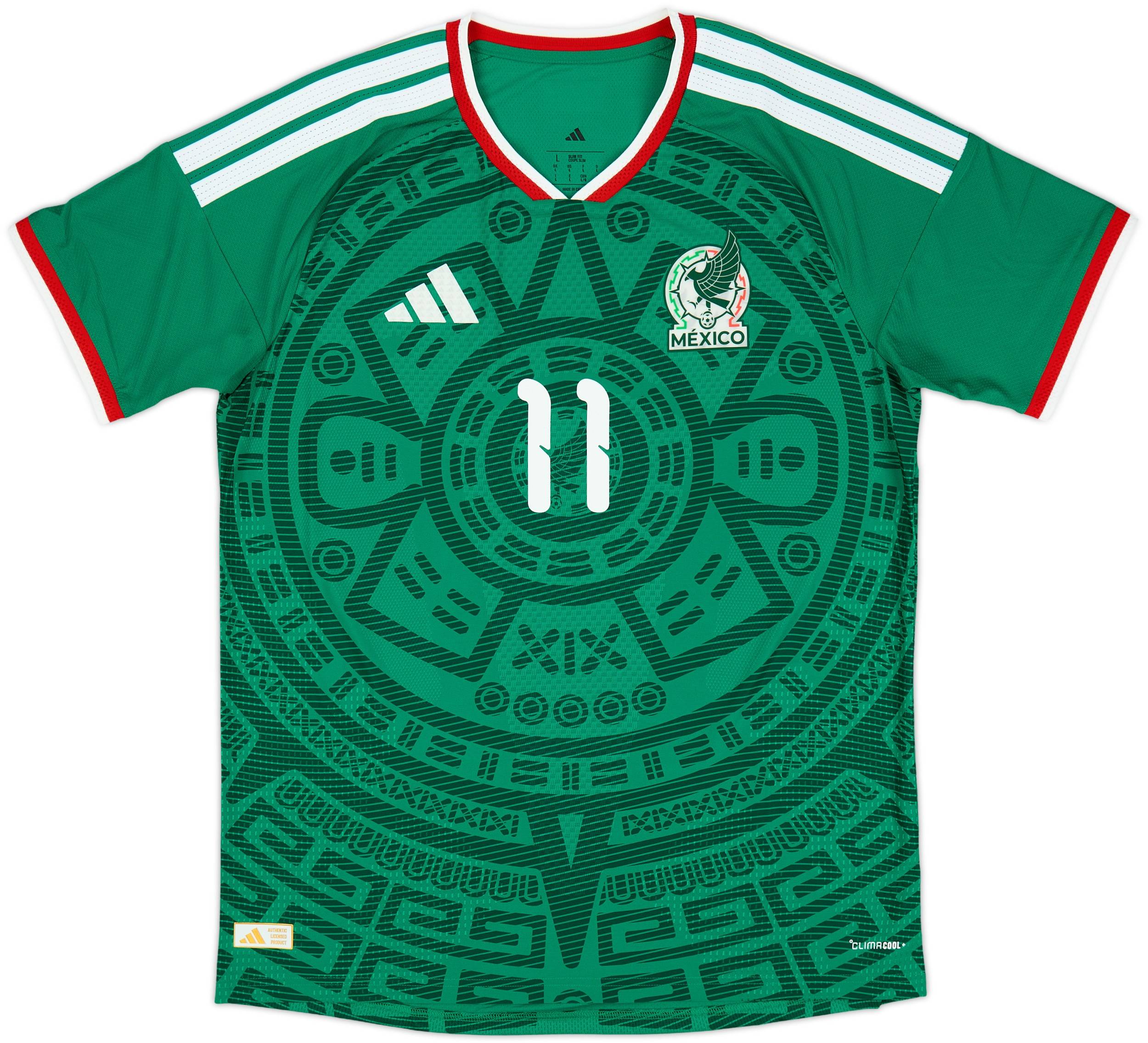 【希少】パラメヒコ　PARA MEXICO 26.5 2026-27 Mexico Authentic Home Shirt Gimenez #11