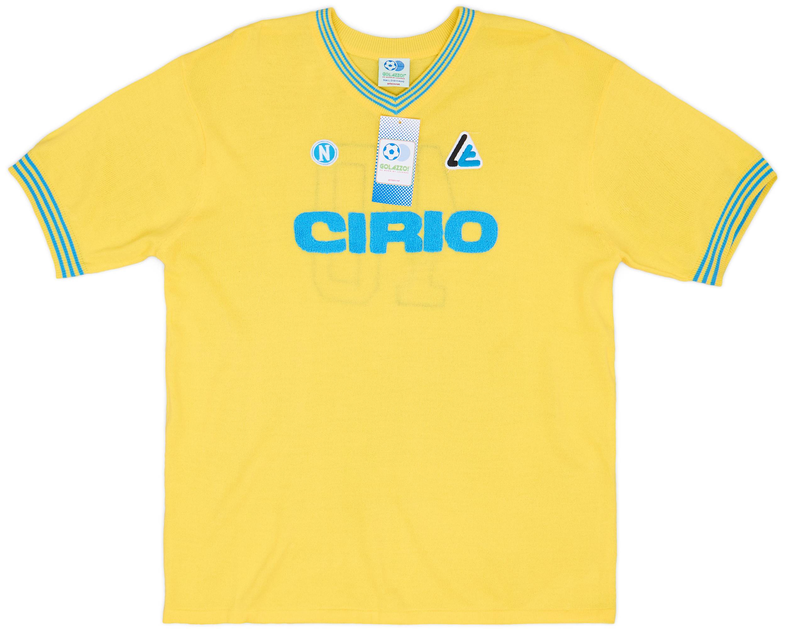 1984-85 Napoli Linea Time Reissue Home Shirt #10 (Maradona)