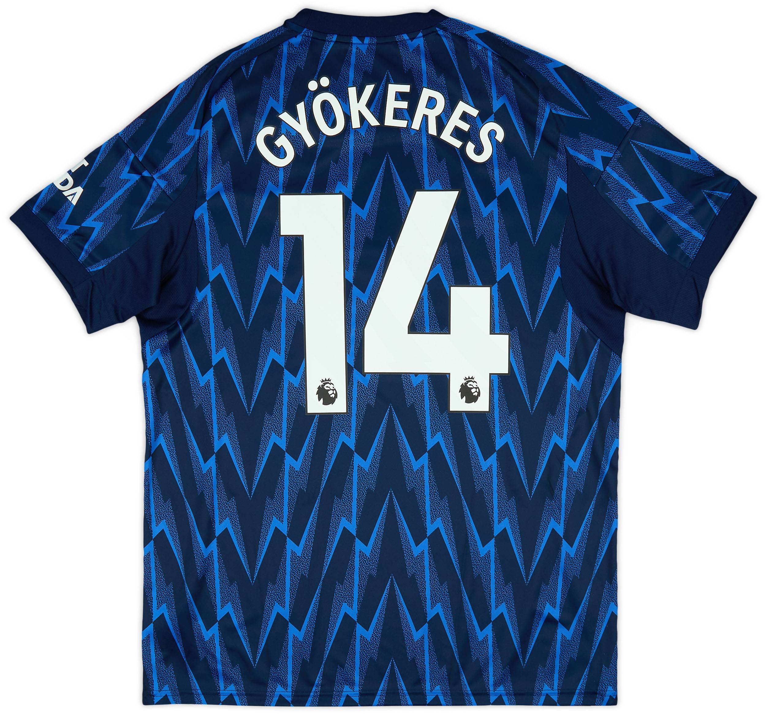 新品(14 番 GYÖKERES)2025 年アーセナルユニフォーム M 2025-26 Arsenal Away Shirt Gyokeres #14