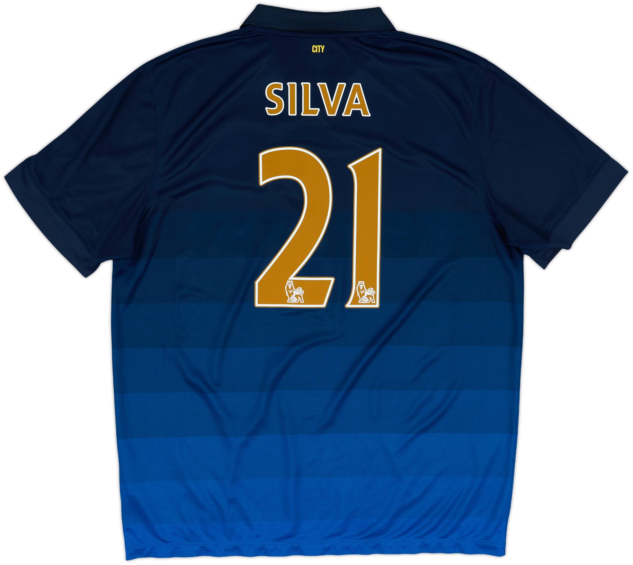通販サイト一覧 City Manchester 2014-15 Away (XL) - 8/10 - #21 Silva Shirt ウェア