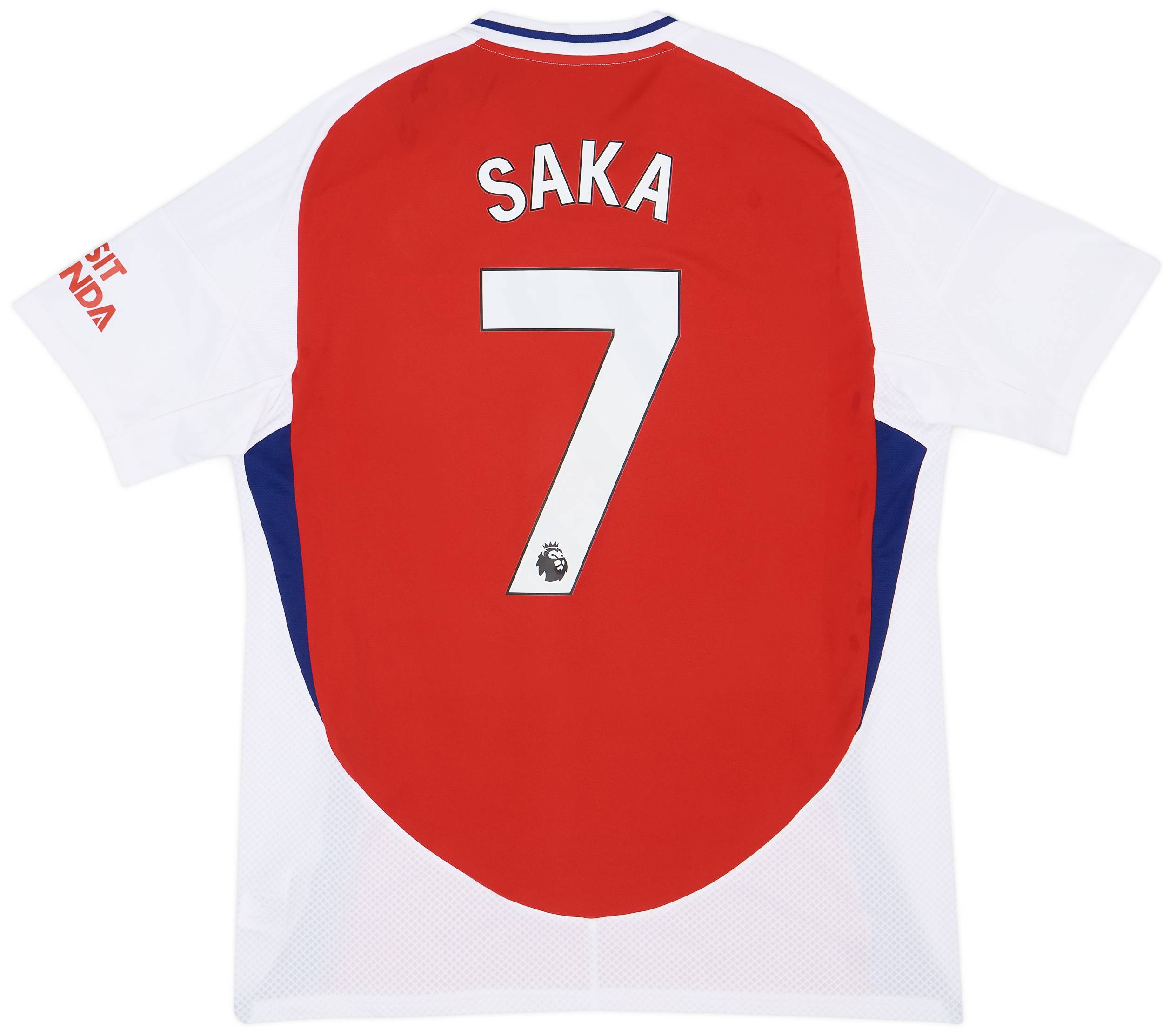 【送料無料ライン/39ショップ】 2024-25 Arsenal Home Shirt Saka #7 ウェア