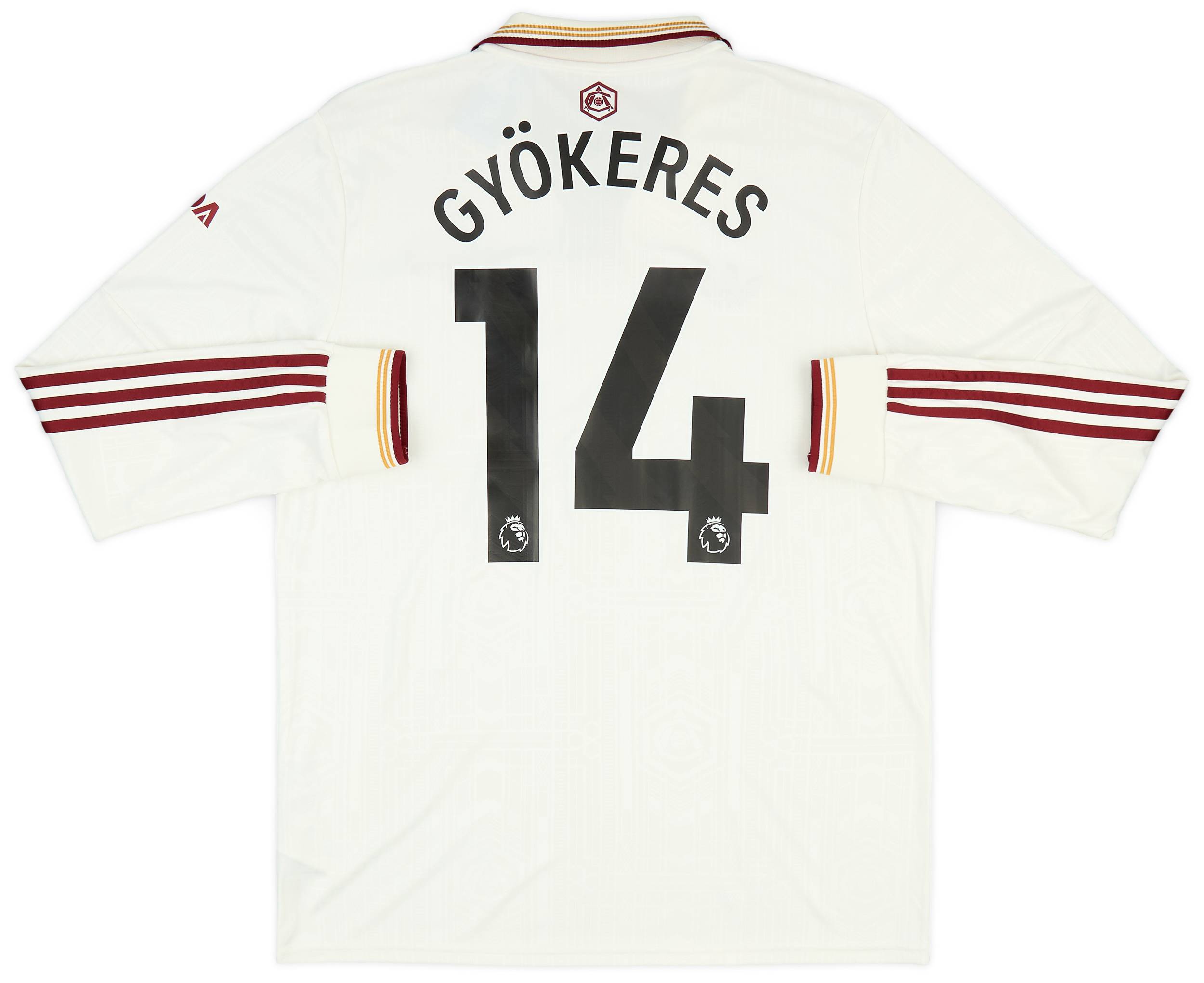 （14 番 GYÖKERES）2025 年アーセナルユニフォーム L 14 番 GYÖKERES）2025 年アーセナルユニフォーム L 2025-26