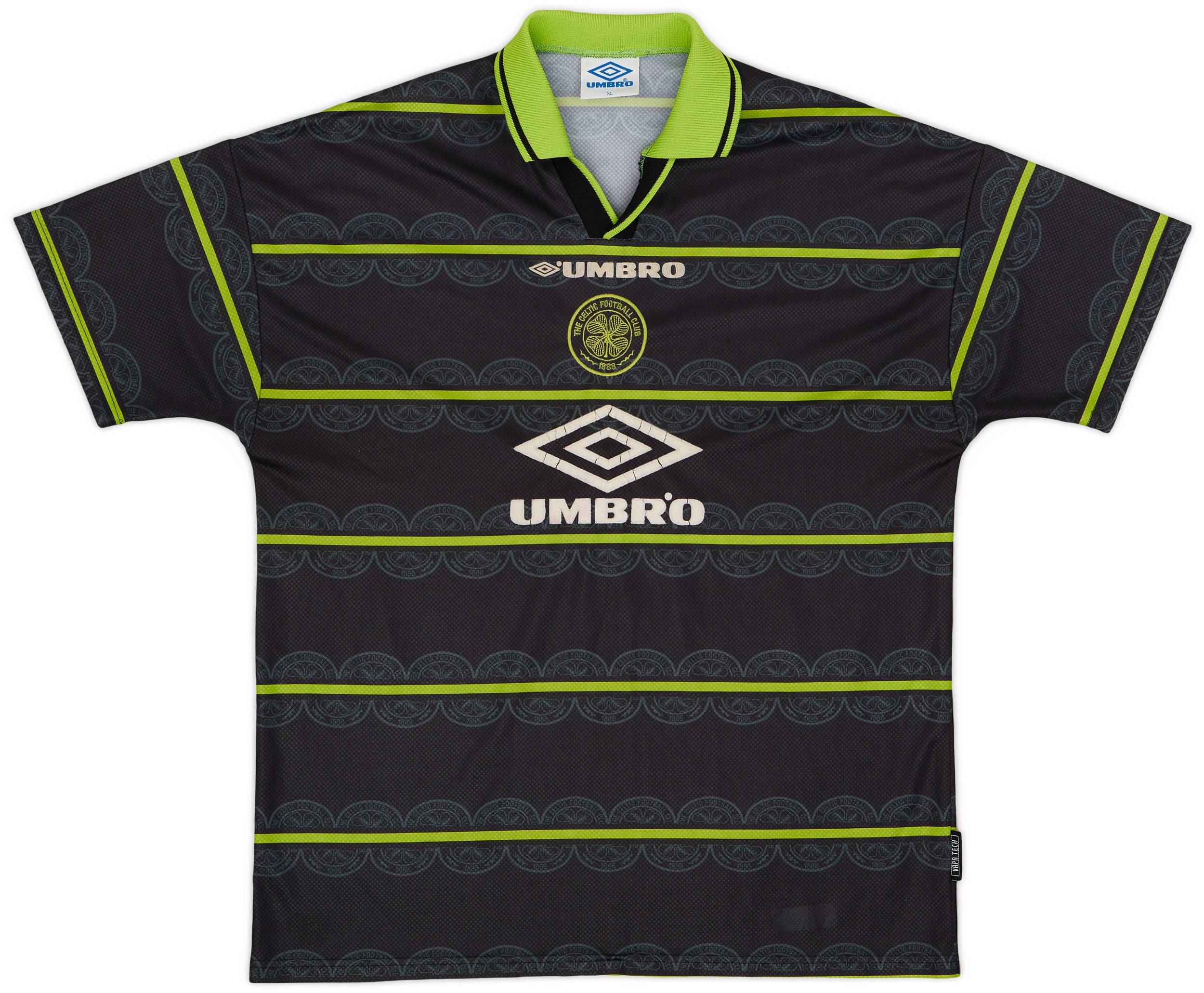 1998-99 Celtic Away Shirt Larsson #7 - 6/10 - (XL)