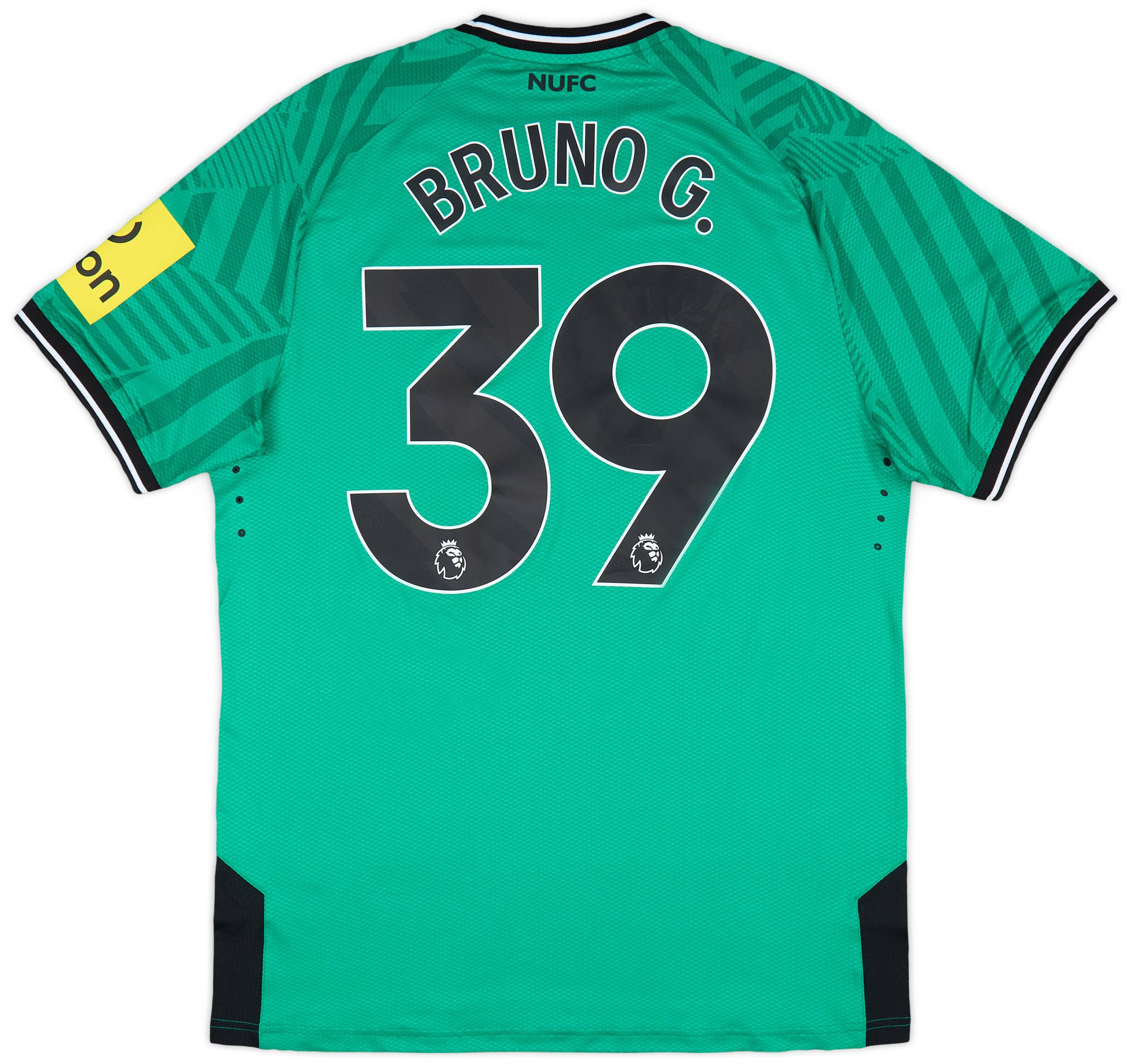 Newcastle United BRUNO G. サッカーユニフォーム39 Black adidas Newcastle United FC 2025/26 Bruno G #39 Home Shirt