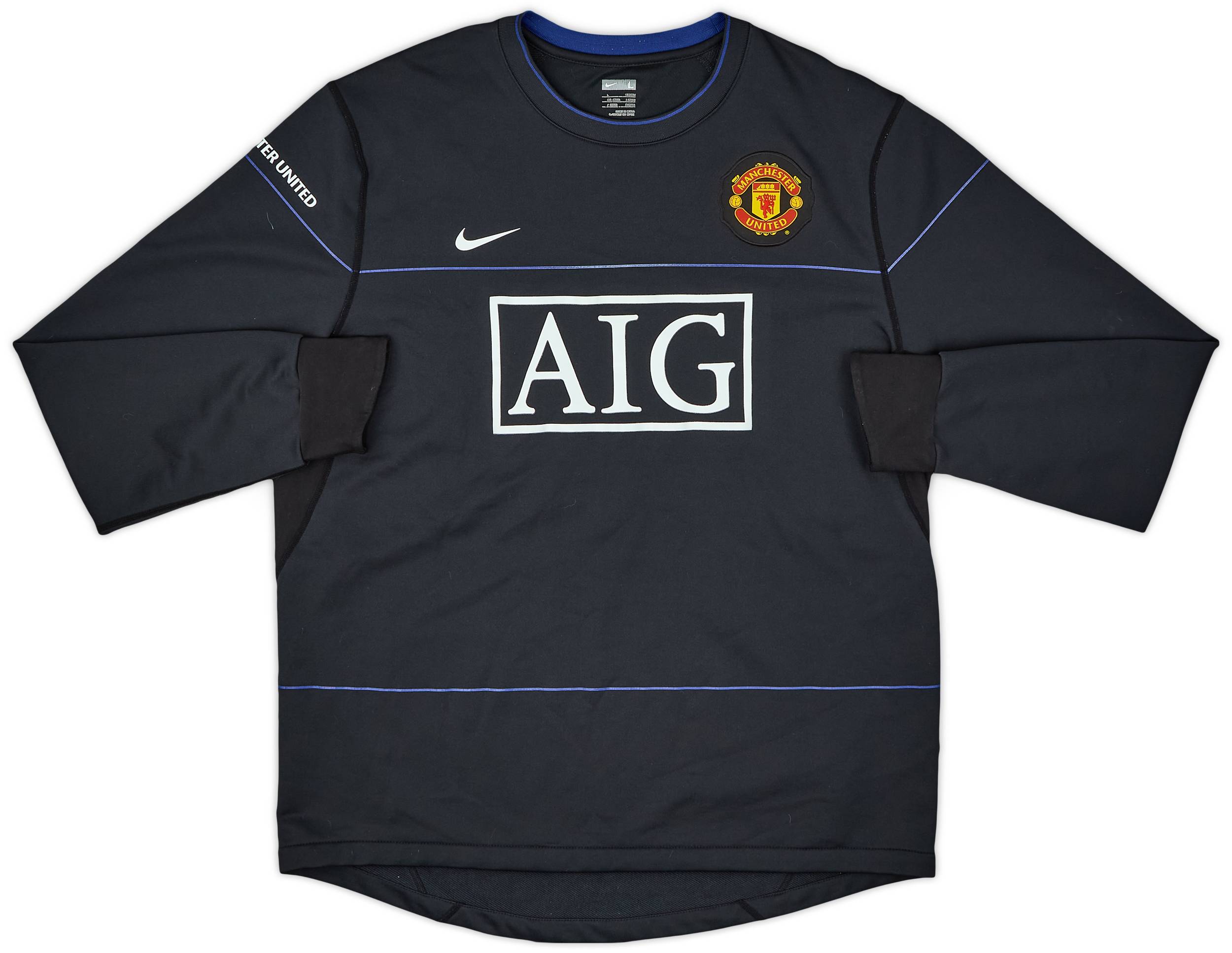 2008-09 Manchester United Nike Training Shirt - 8/10 - (S)