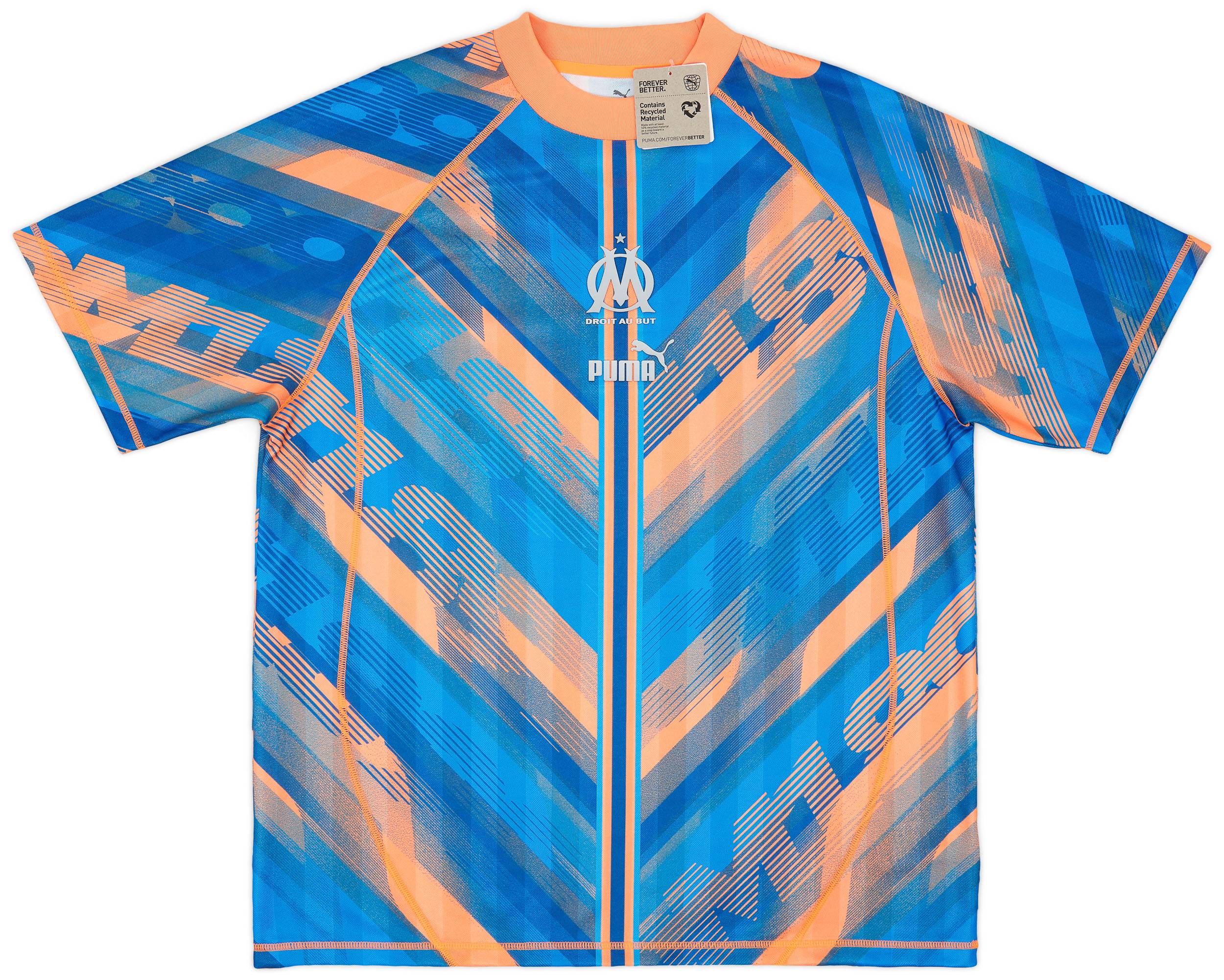 2024-25 Olympique Marseille Puma ftblSTATEMENT Retro Shirt