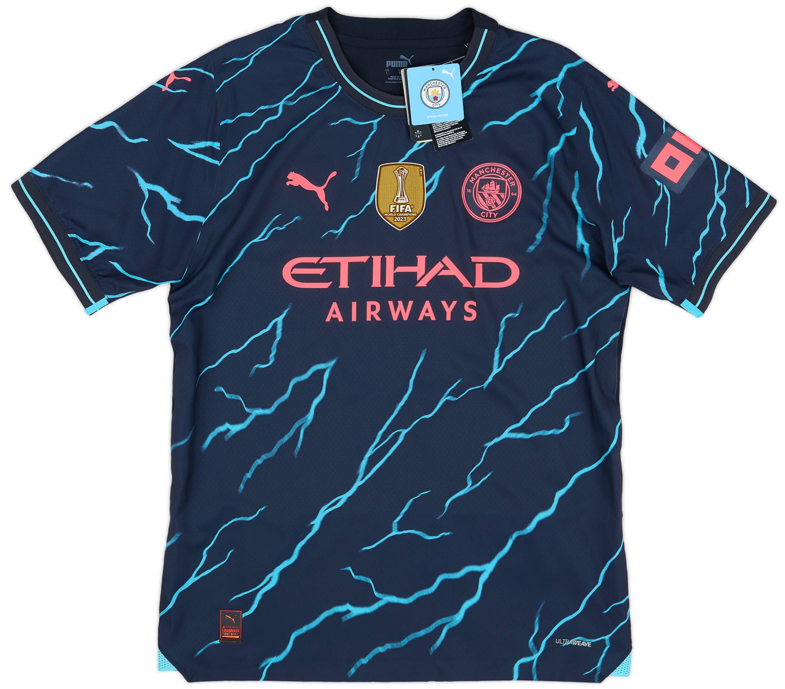 2023-24 Manchester City Player Issue Third European Shirt