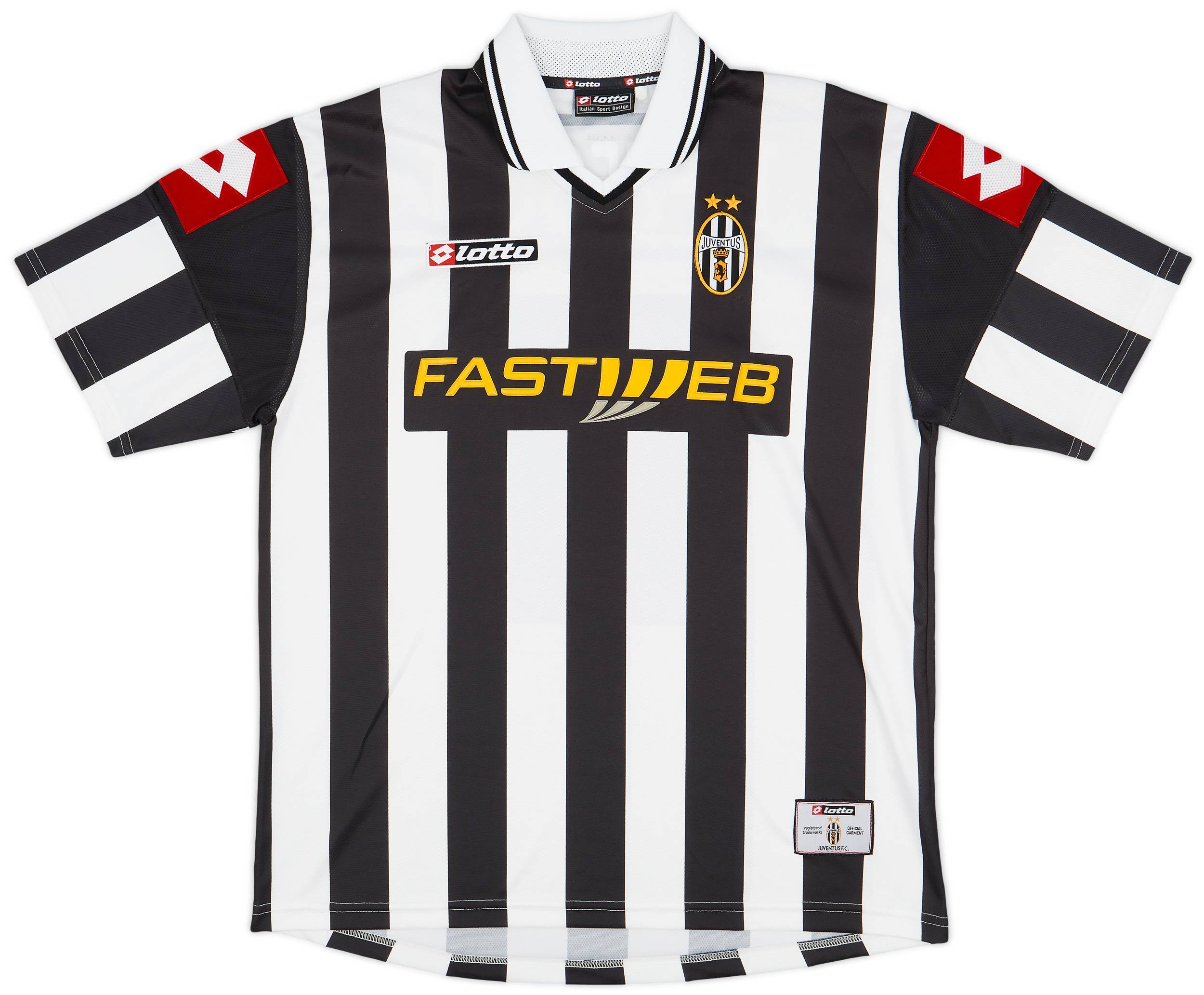 2001-02 Juventus Home Shirt Trezeguet #17 - 9/10 - (L)