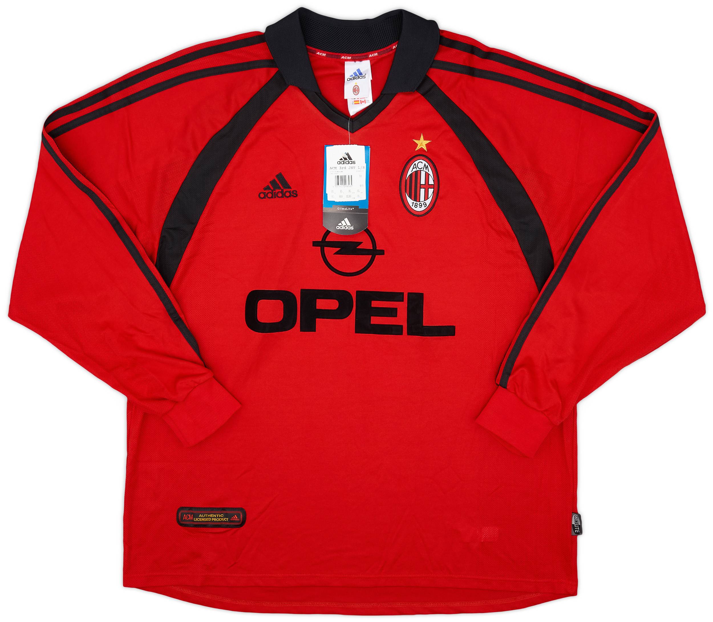 2001-02 AC Milan Third L/S Shirt Shevchenko #7 (XL)