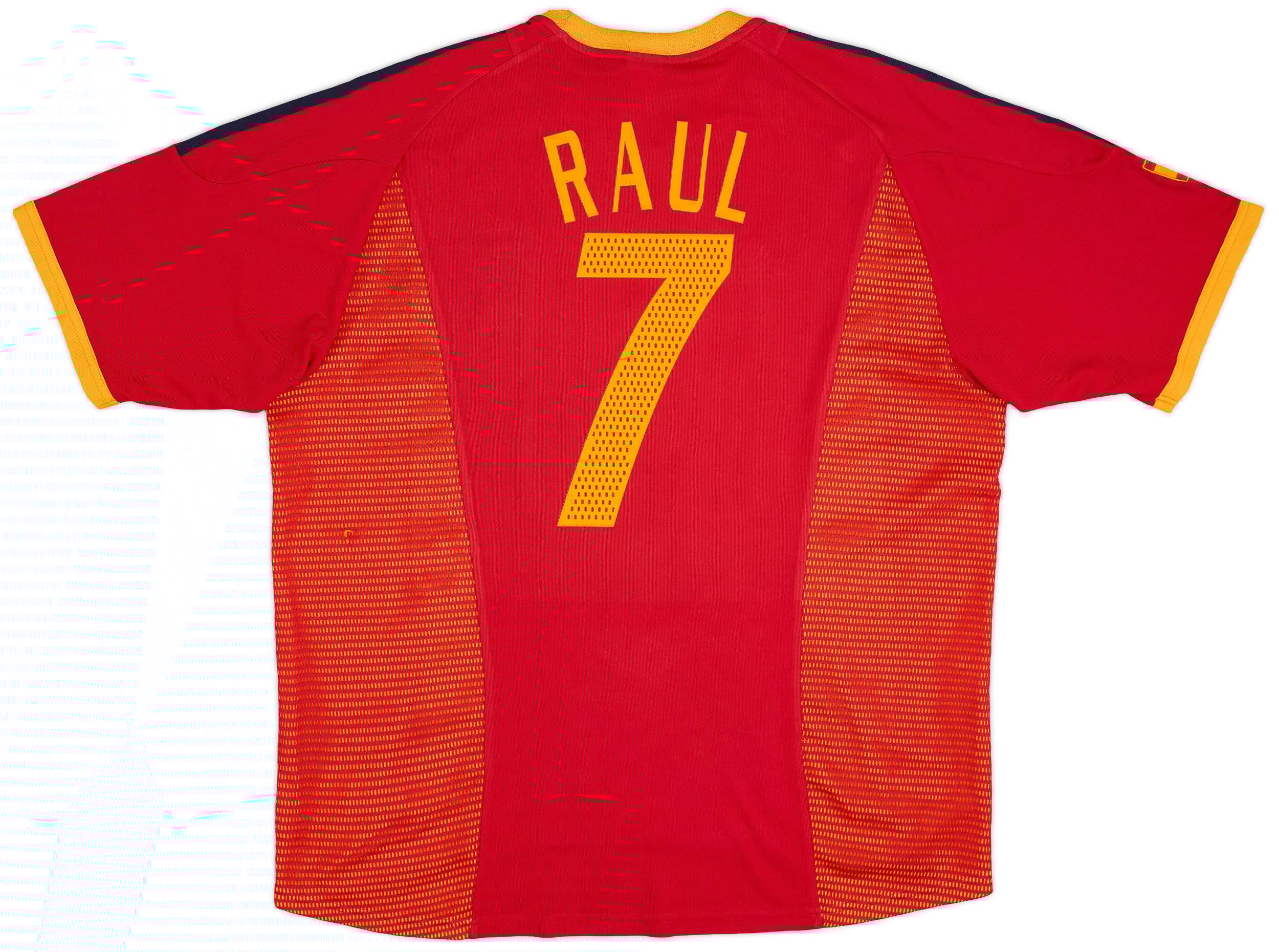 スペイン代表 RAUL 7 adidas シャツ　ラウル　ラウール スペイン代表 2004 adidas ホーム半袖 ユニフォーム #7 RAUL