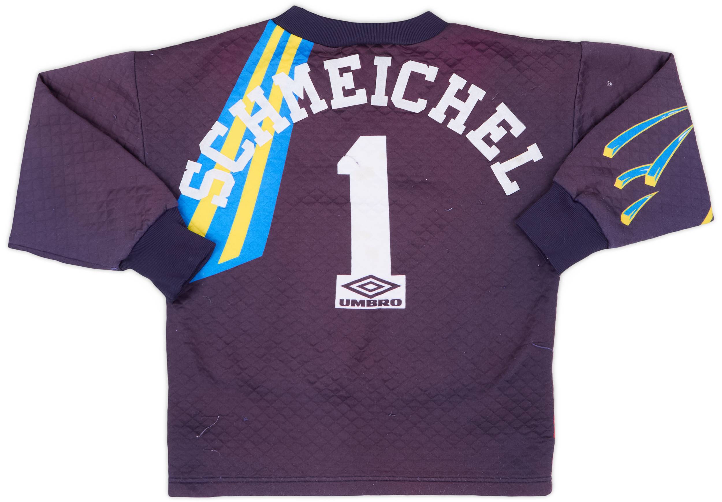 Umbro Manchester United Purple Goalkeeper Kit Peter Schmeichel