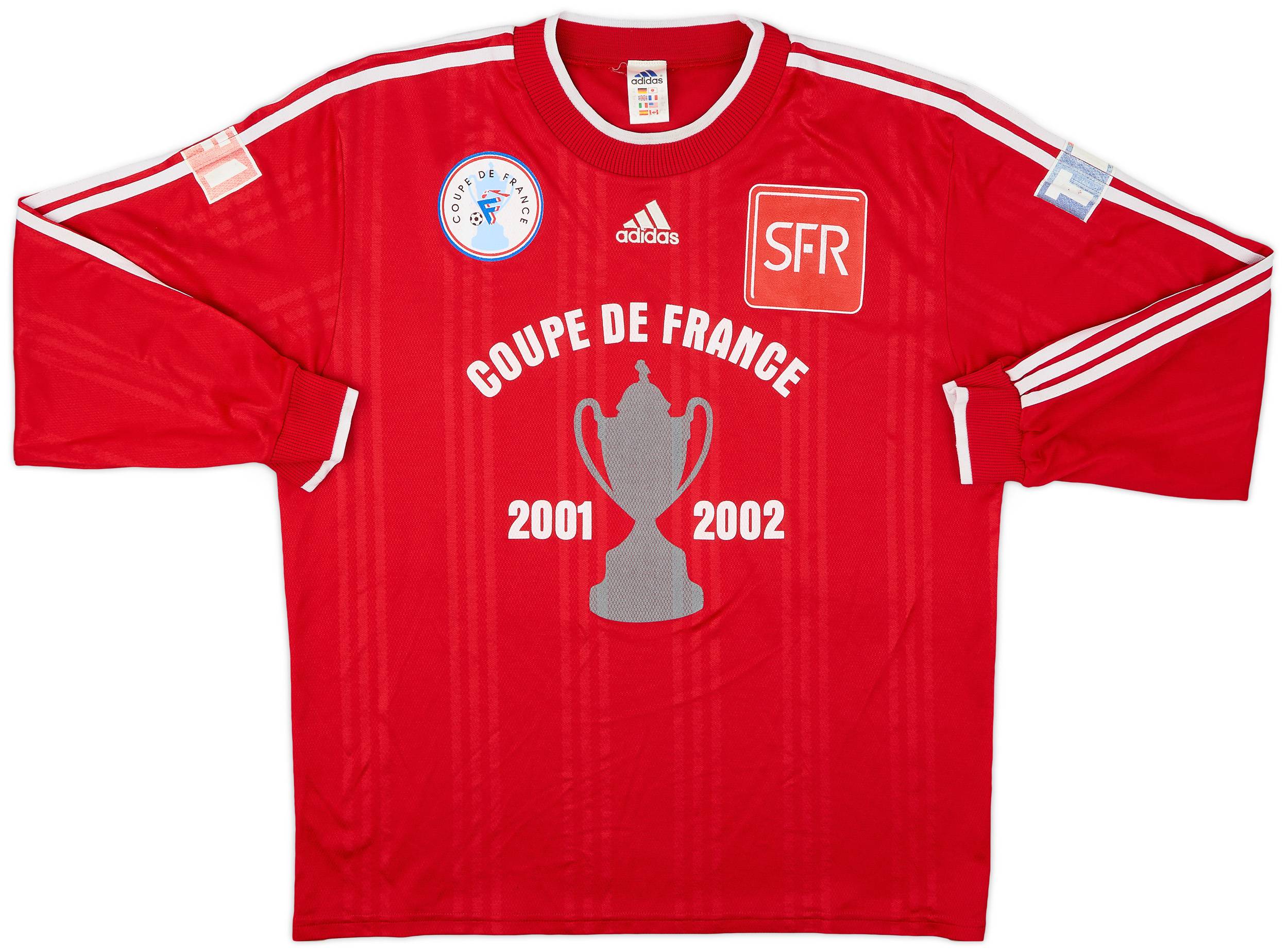 2001-02 Coupe de France L/S Shirt #4 - 8/10 - (XL)
