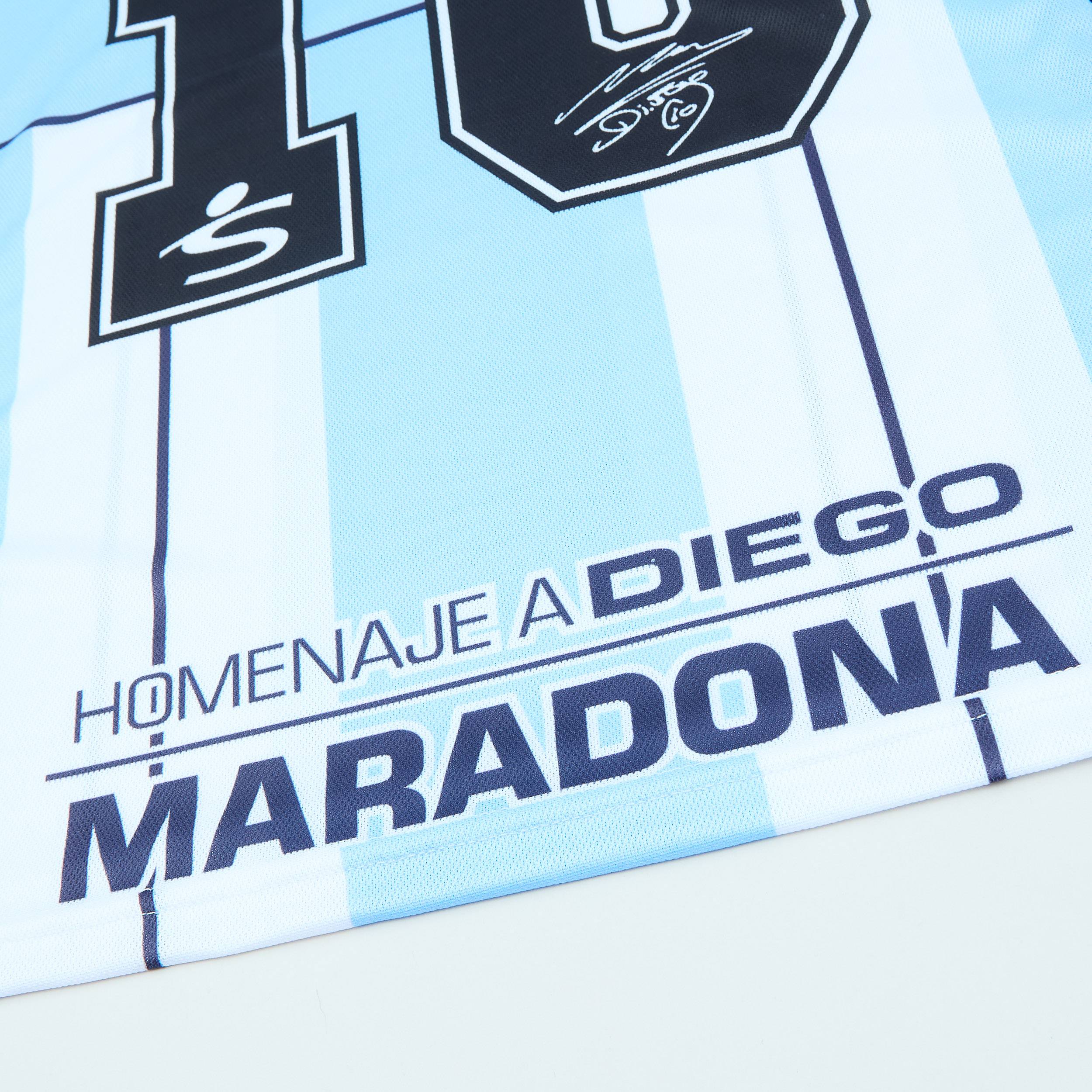 2001 Diego Maradona Fila Reissue Farewell Shirt Maradona #10