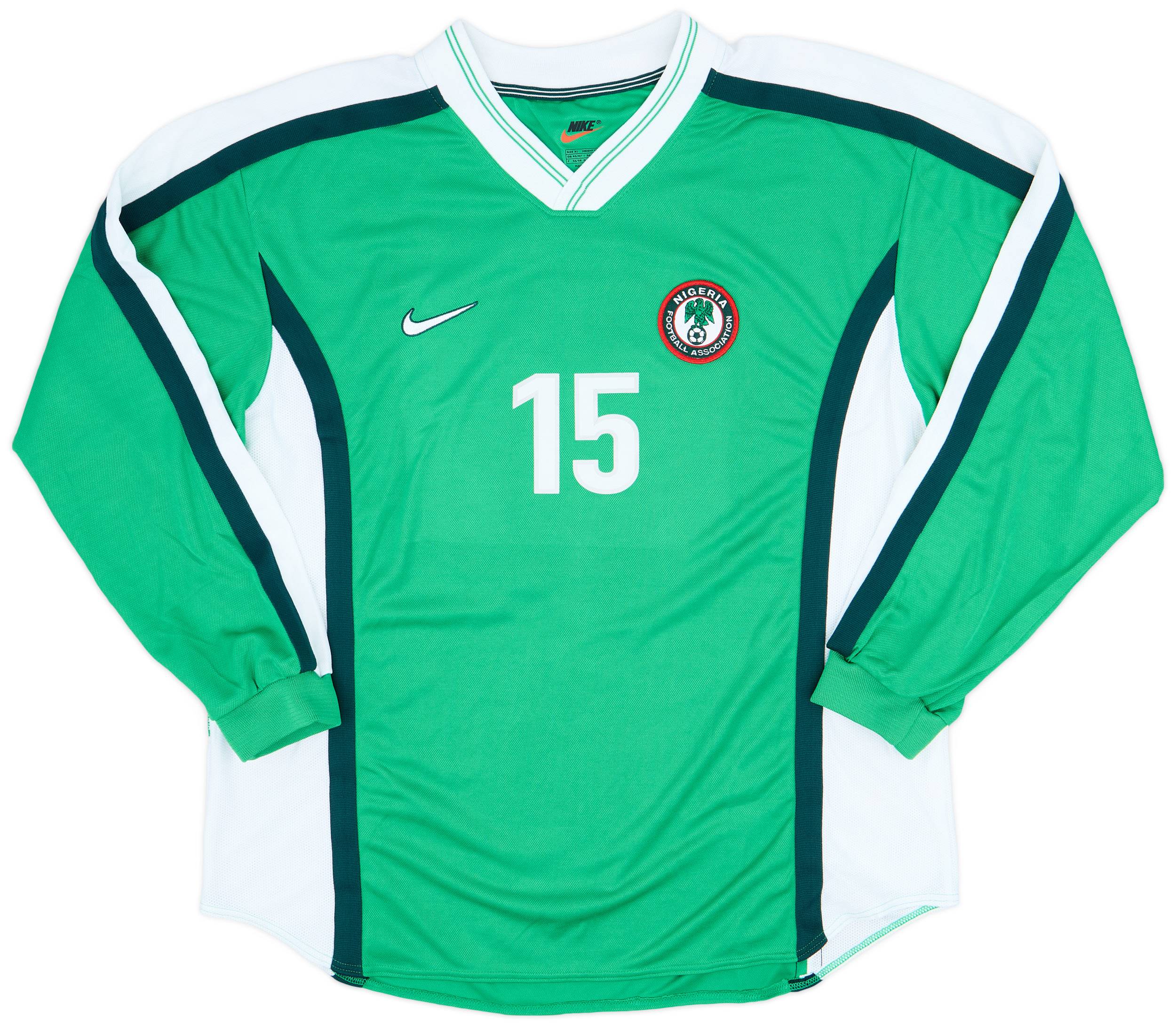 Vintage Nigeria 1998 World Cup Home Size XL Nike Soccer
