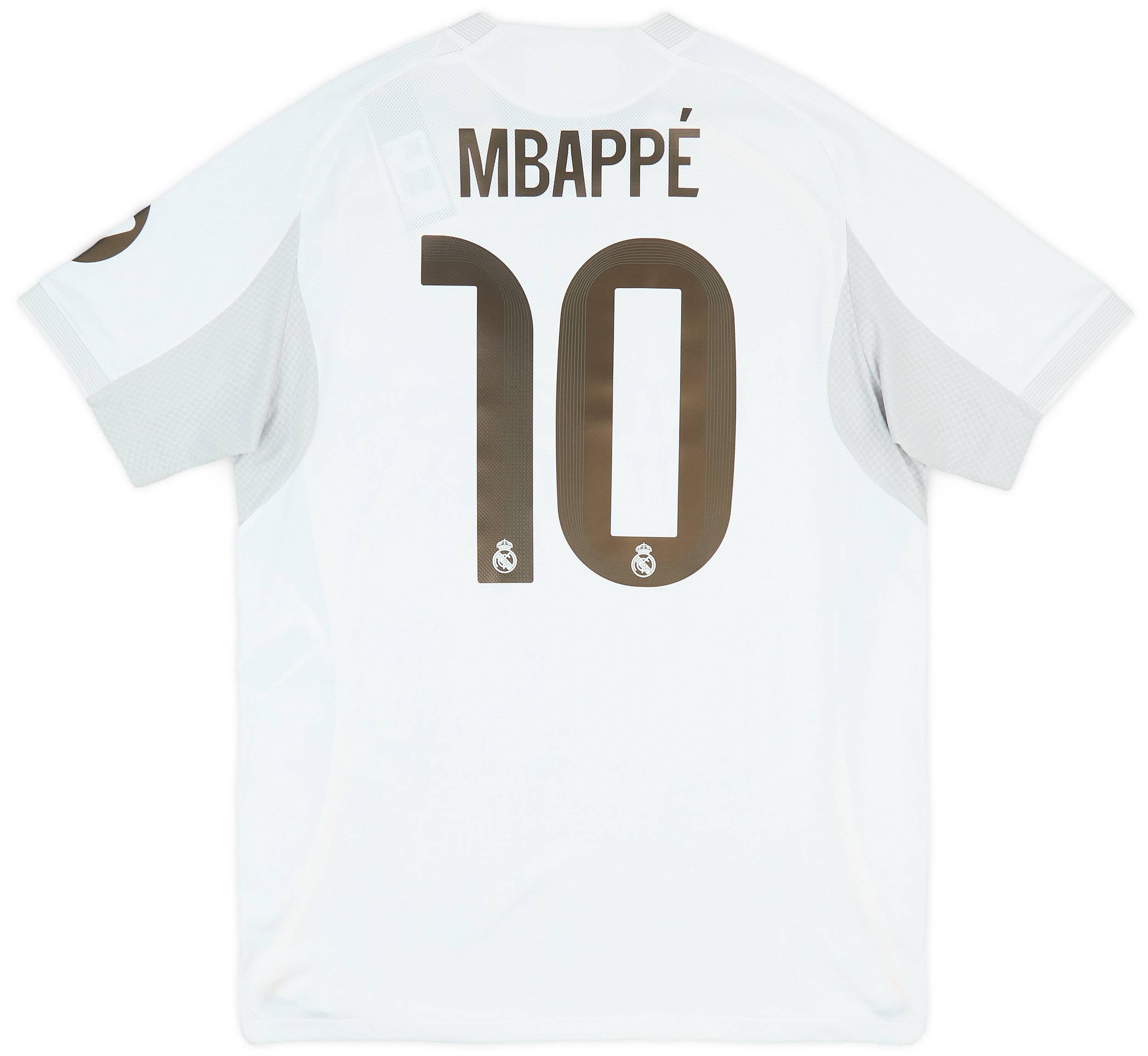2025-26 Real Madrid Authentic Home Shirt Mbappe #10