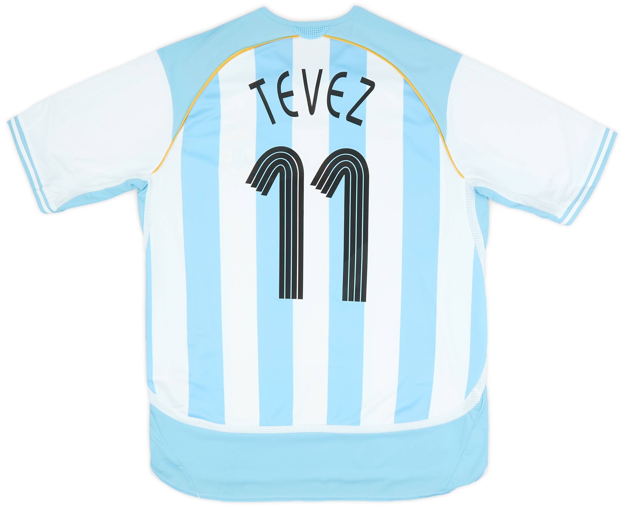 2006 Argentina adidas Reissue Home Shirt Tevez #11