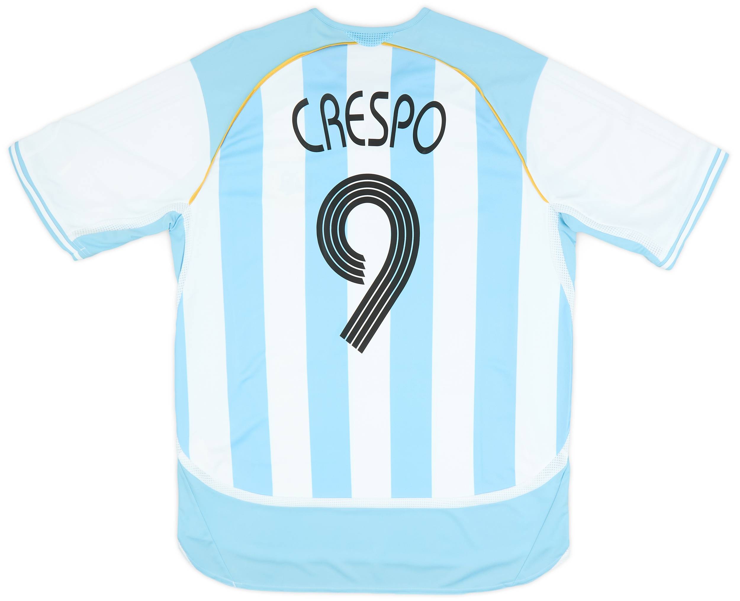 2006 Argentina adidas Reissue Home Shirt Crespo #9