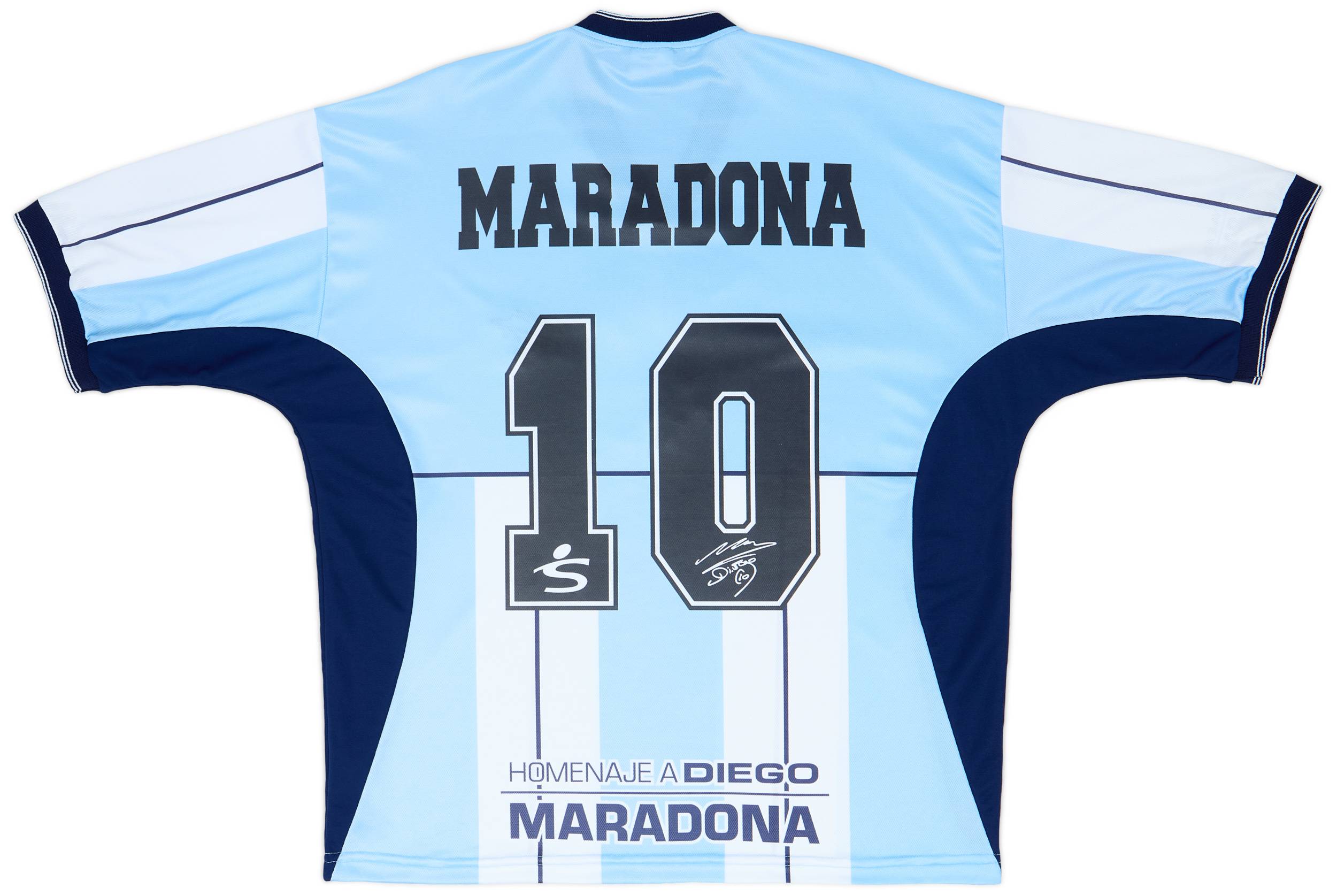 DIEGO MARADONA 10 シャツマラドーナ 10 番 シャツ 2001 Diego Maradona Fila Reissue Farewell Shirt Maradona #10