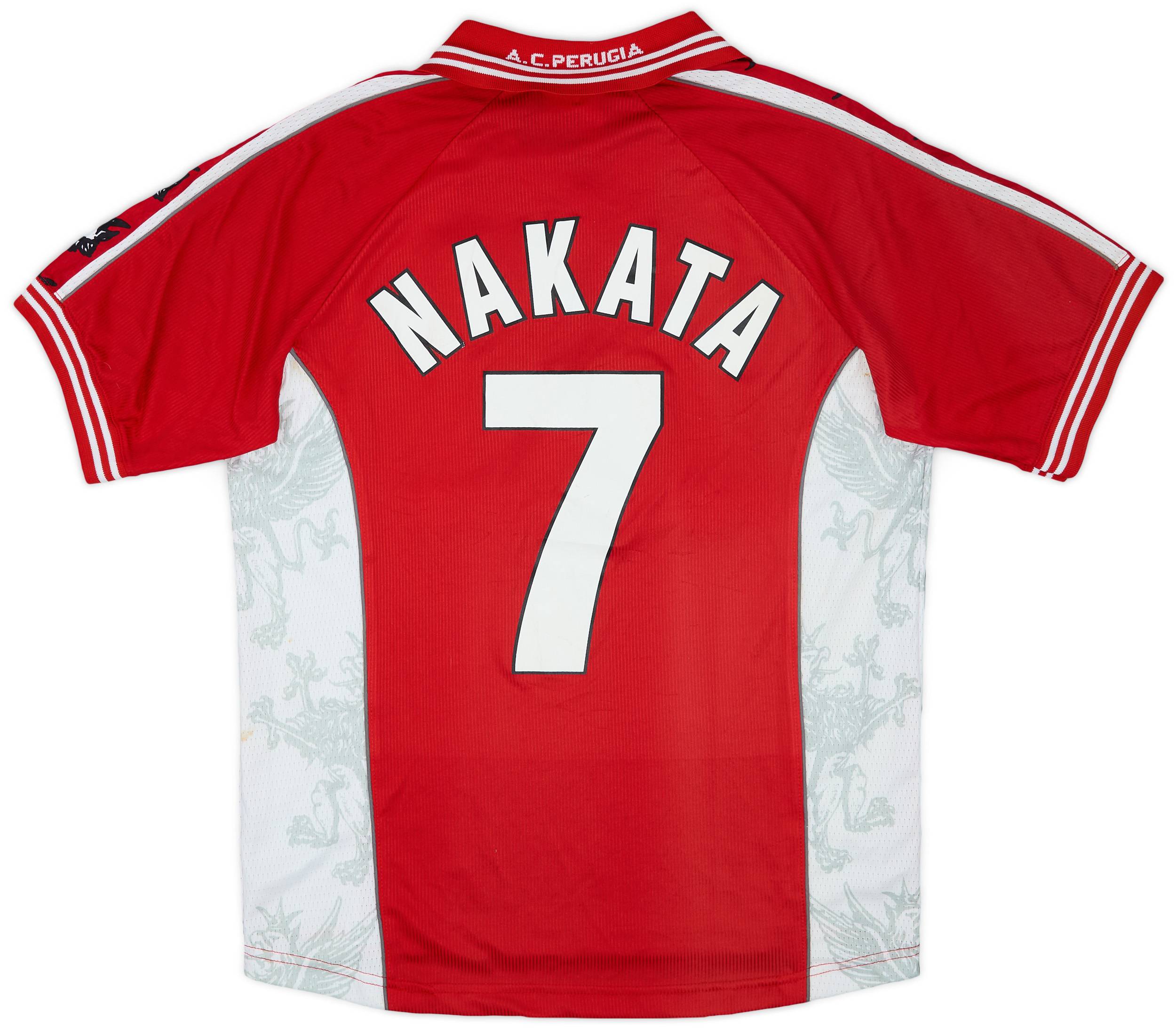 本店は 1999-00 (M) #7 Nakata Shirt Home Perugia ウェア