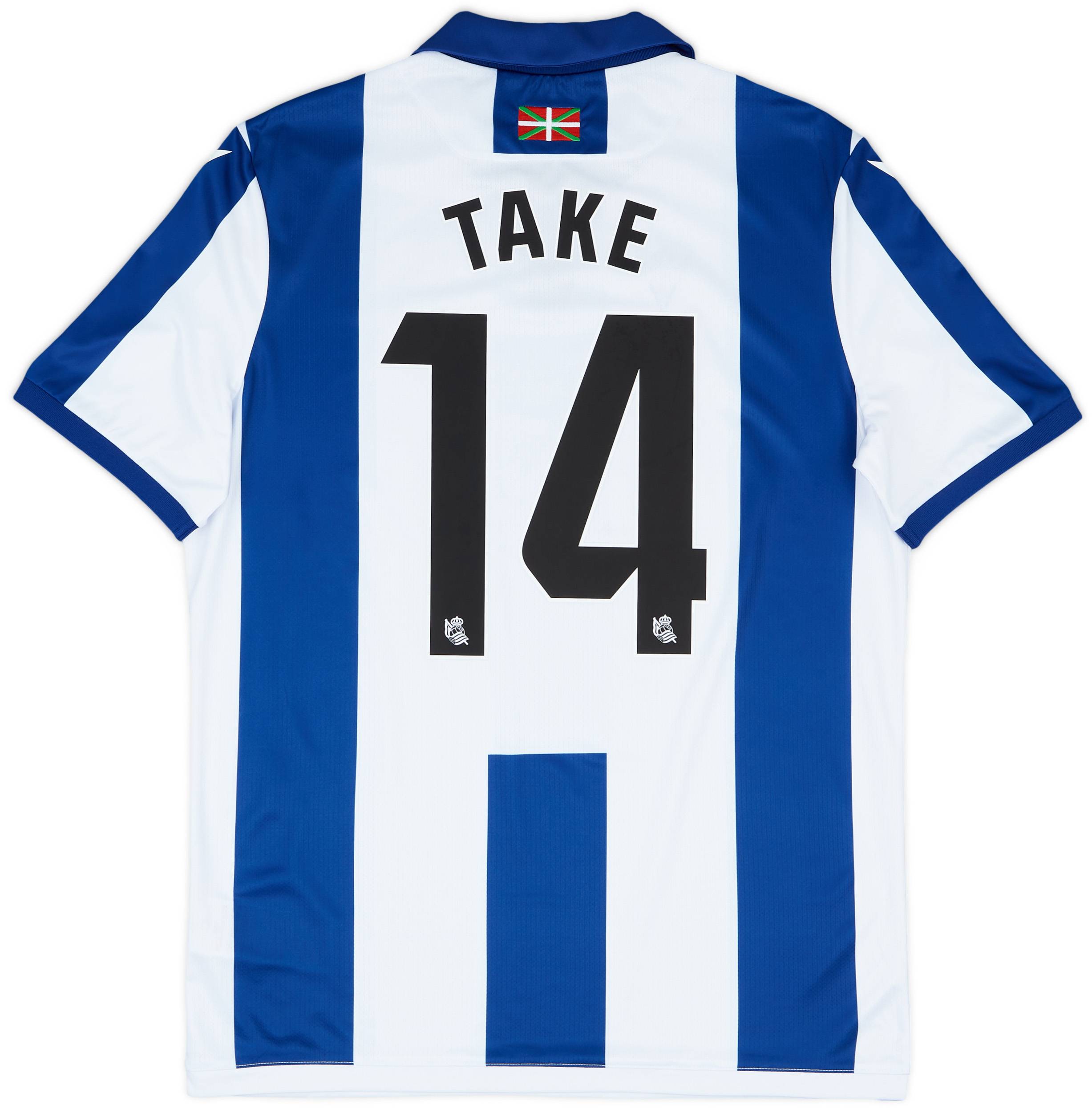 日本に Home Sociedad Real 2024-25 Shirt #14 Take 記念グッズ