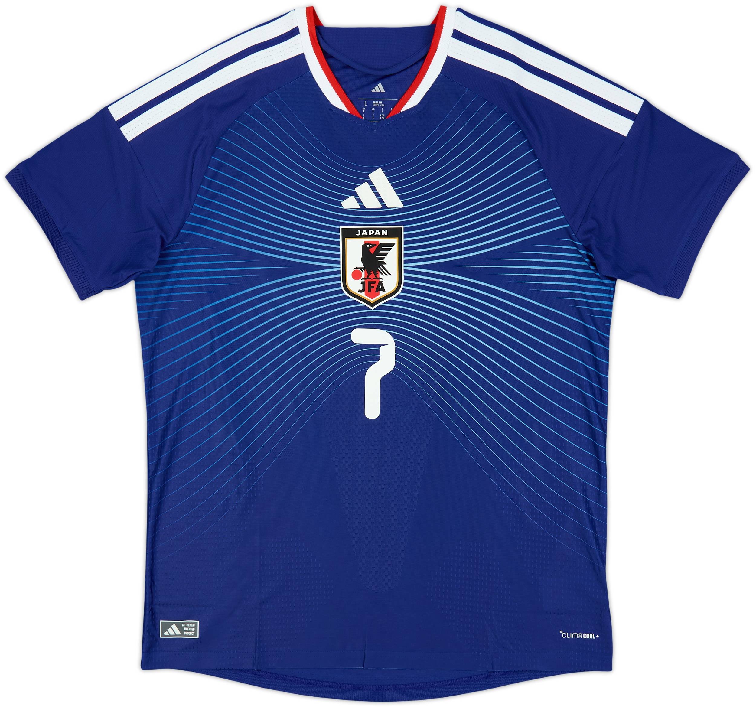 M Y-3 MITOMA 7 シャツ L JAPAN ADIDAS Y-3 2024 SOCCER AWAY JERSEY #7 KAORU MITOMA SIZE “XS