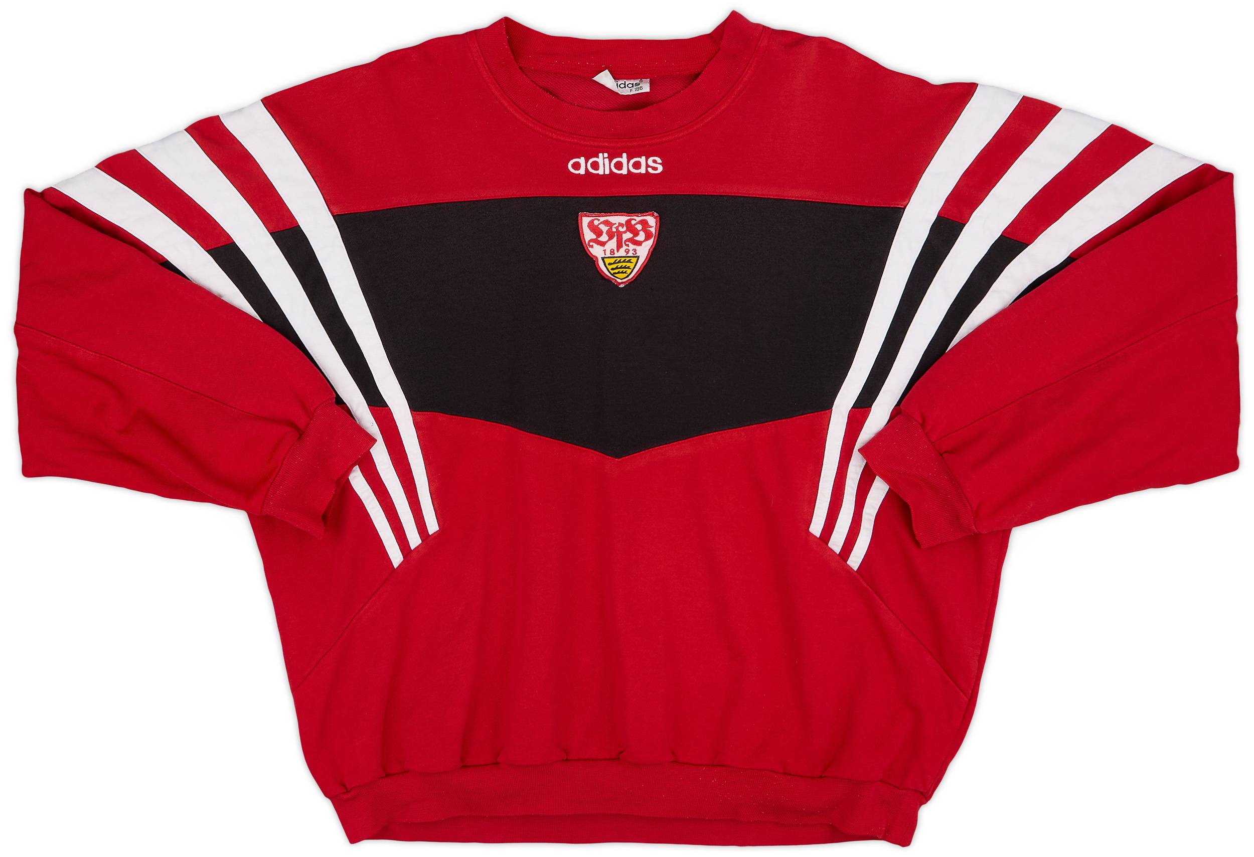 1997-98 Stuttgart adidas Sweat Top - 8/10 - (XL)