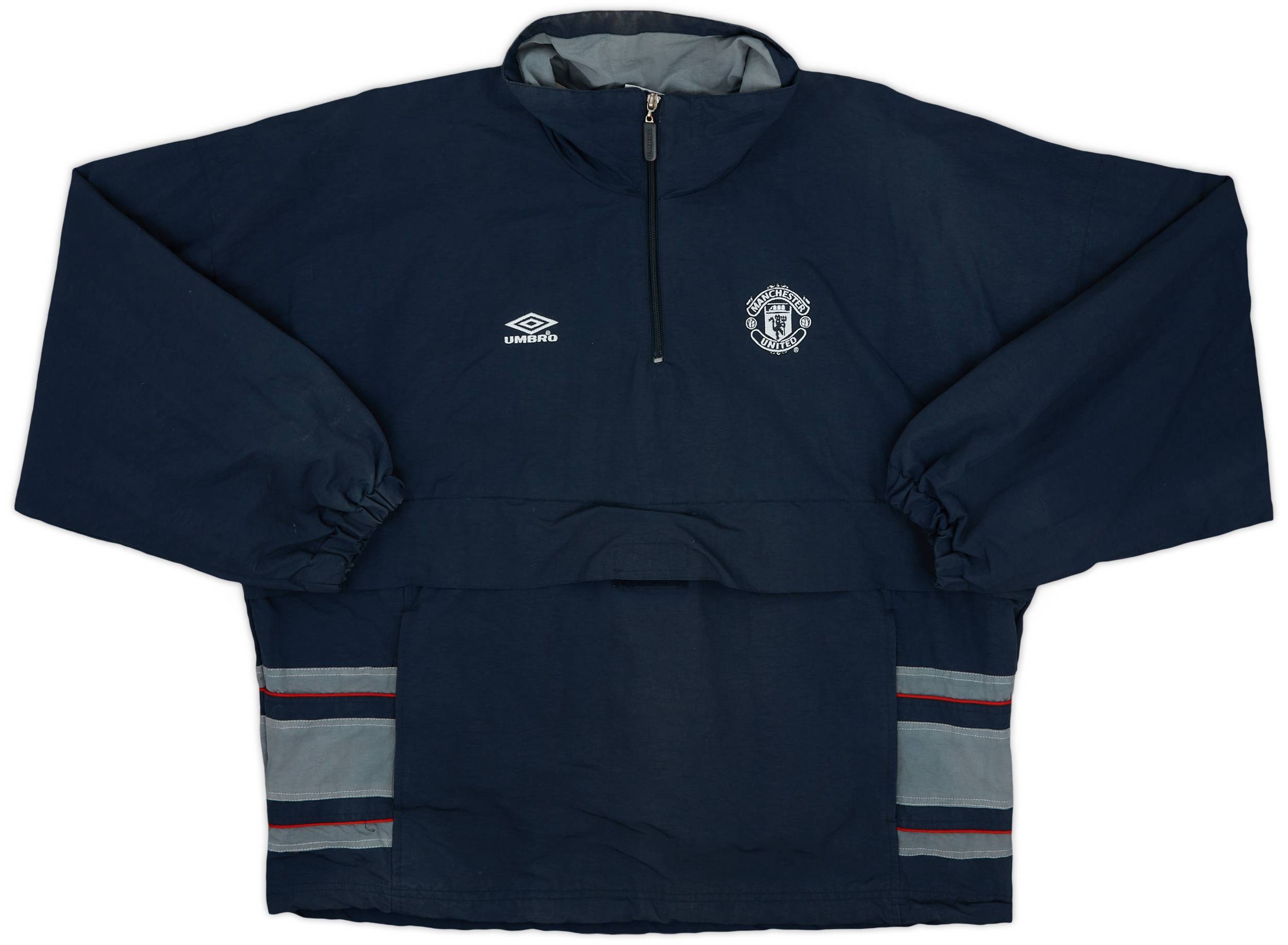 ［UMBRO］DC 1999-00 Manchester United Umbro 1/4 Zip Rain Jacket - 8/10 - (M)